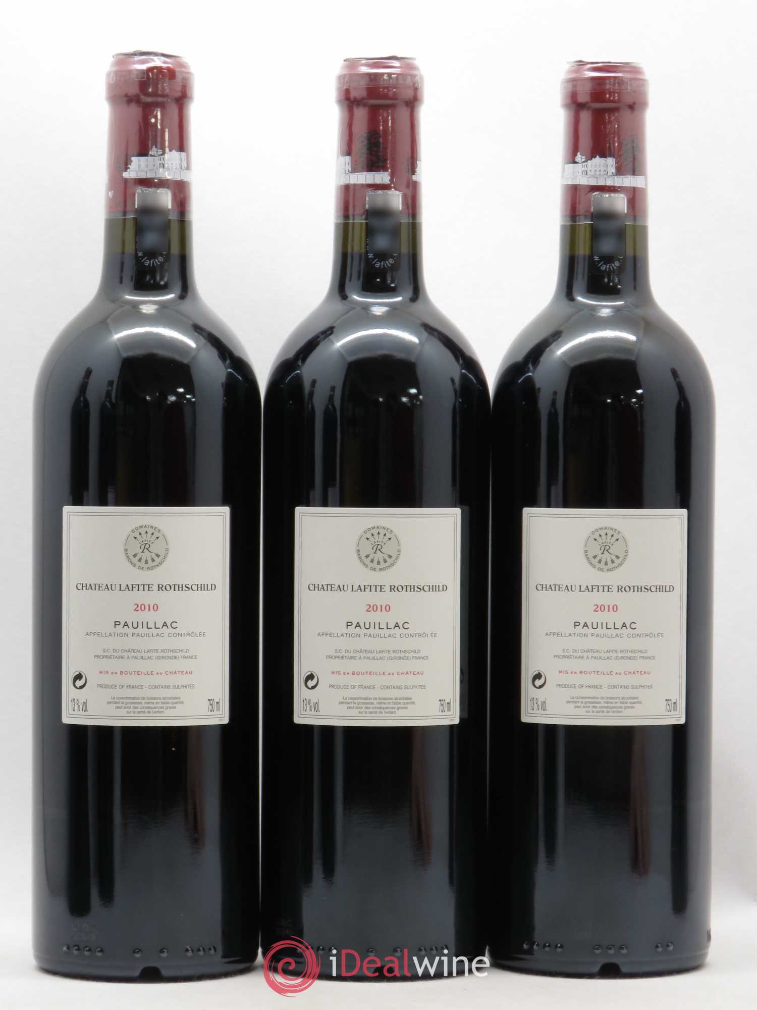 Château Lafite Rothschild 1er Grand Cru Classé 2010 - Lot de 6 bouteilles - 4