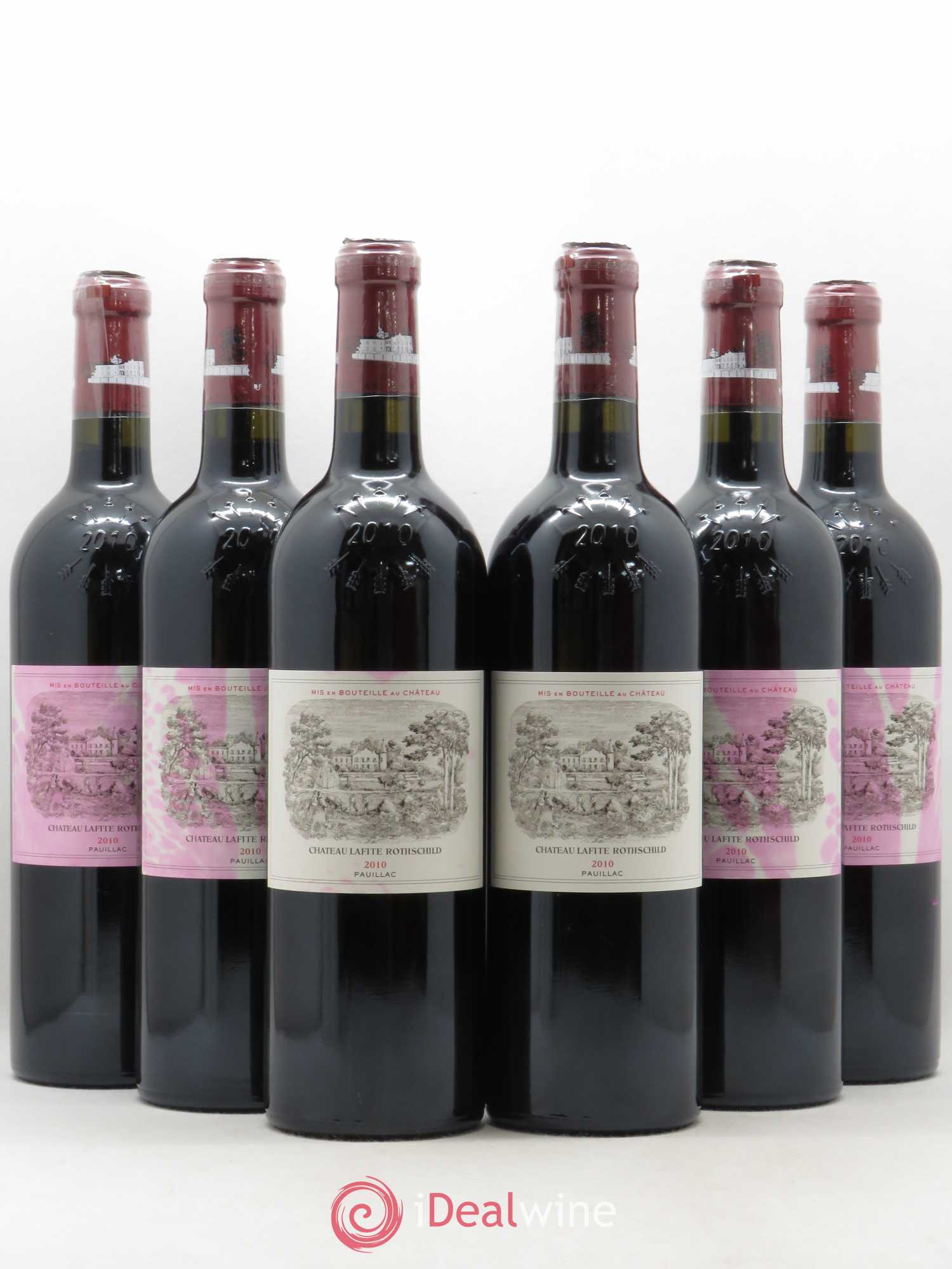Château Lafite Rothschild 1er Grand Cru Classé 2010 - Lot de 6 bouteilles - 0