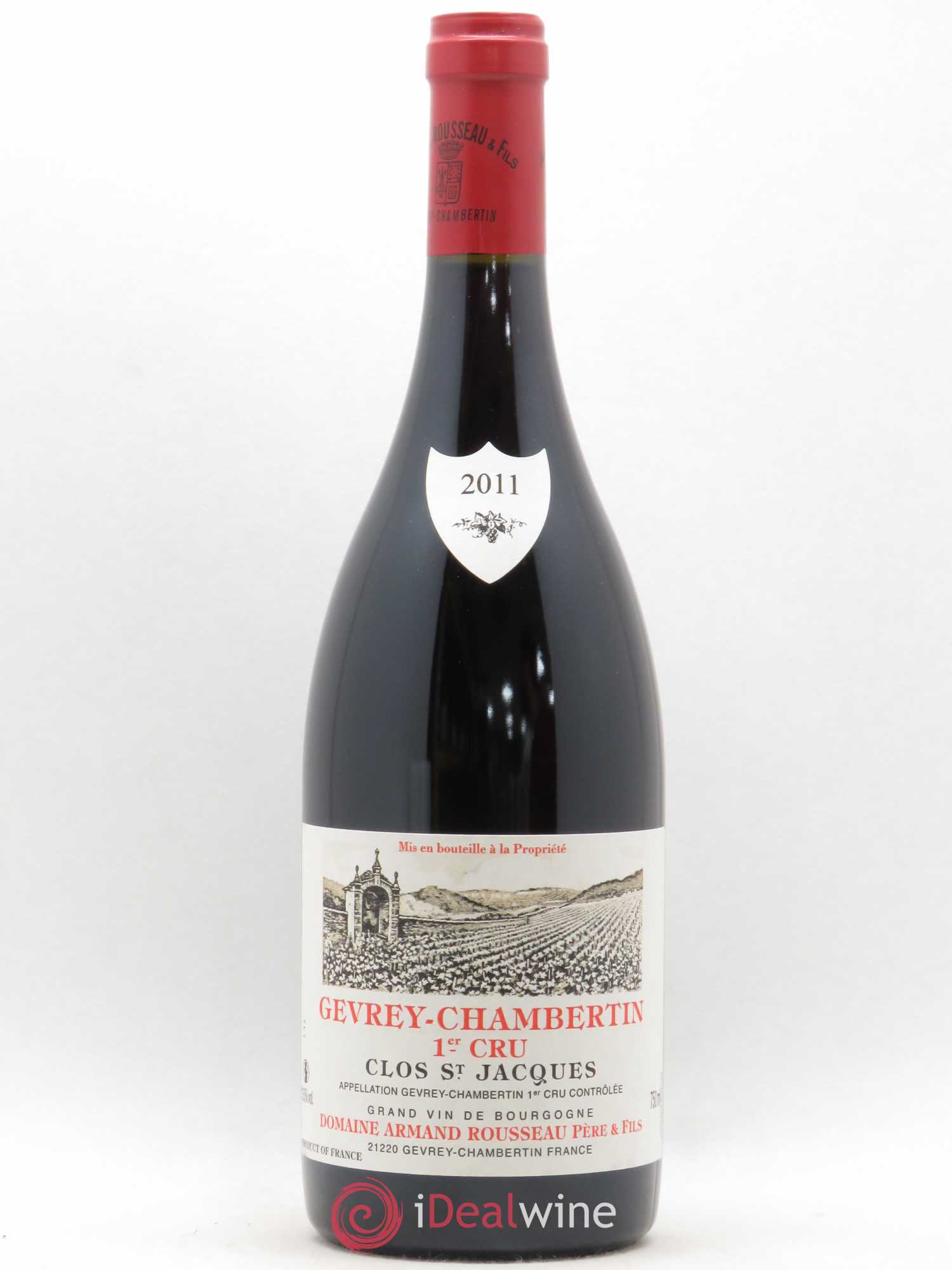 Gevrey-Chambertin 1er Cru Clos Saint-Jacques Armand Rousseau (Domaine) 2011 - Lot de 1 bouteille - 0
