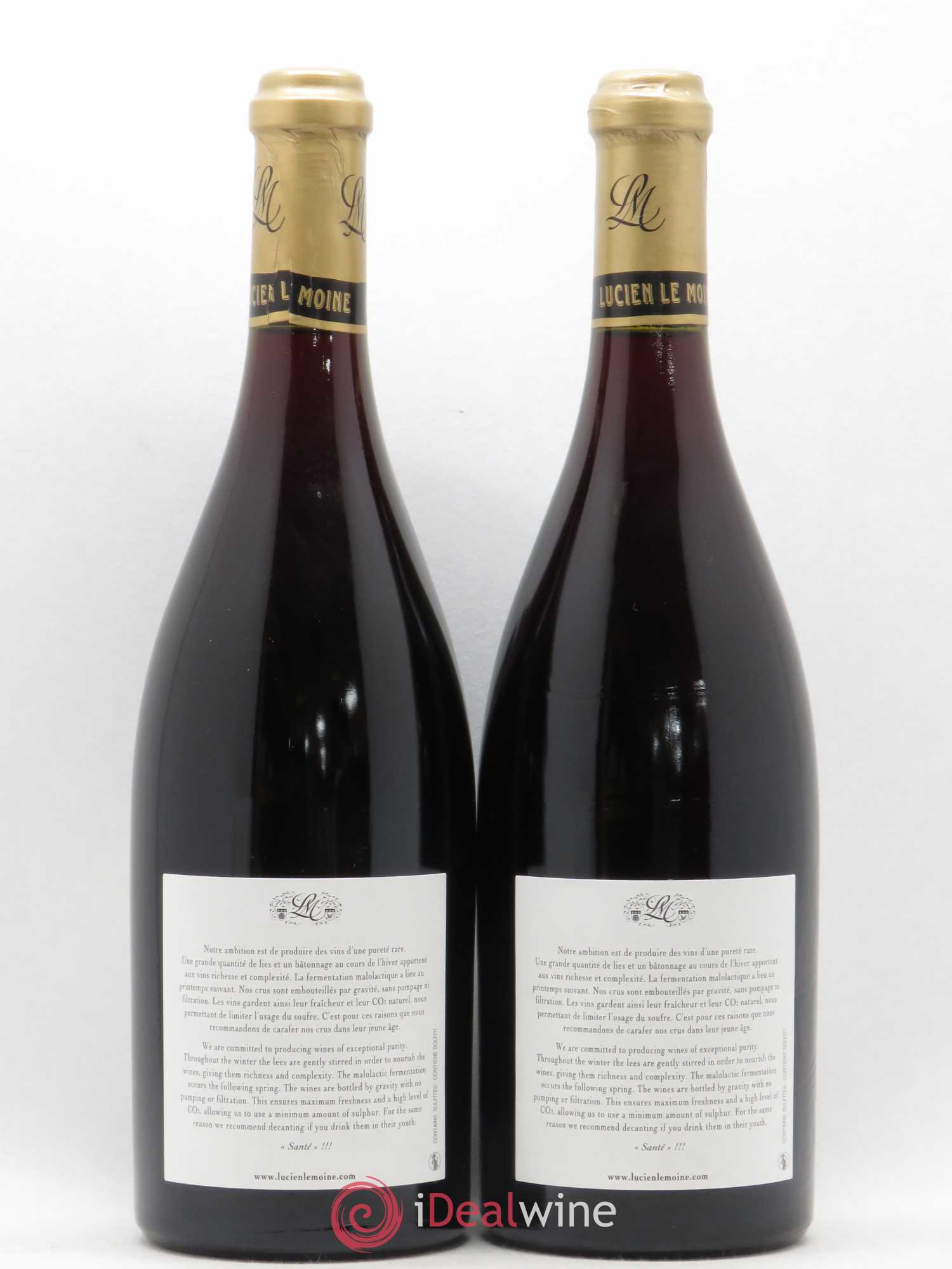 Chambertin Clos de Bèze Grand Cru Lucien Le Moine 2014 - Lot de 2 bouteilles - 1