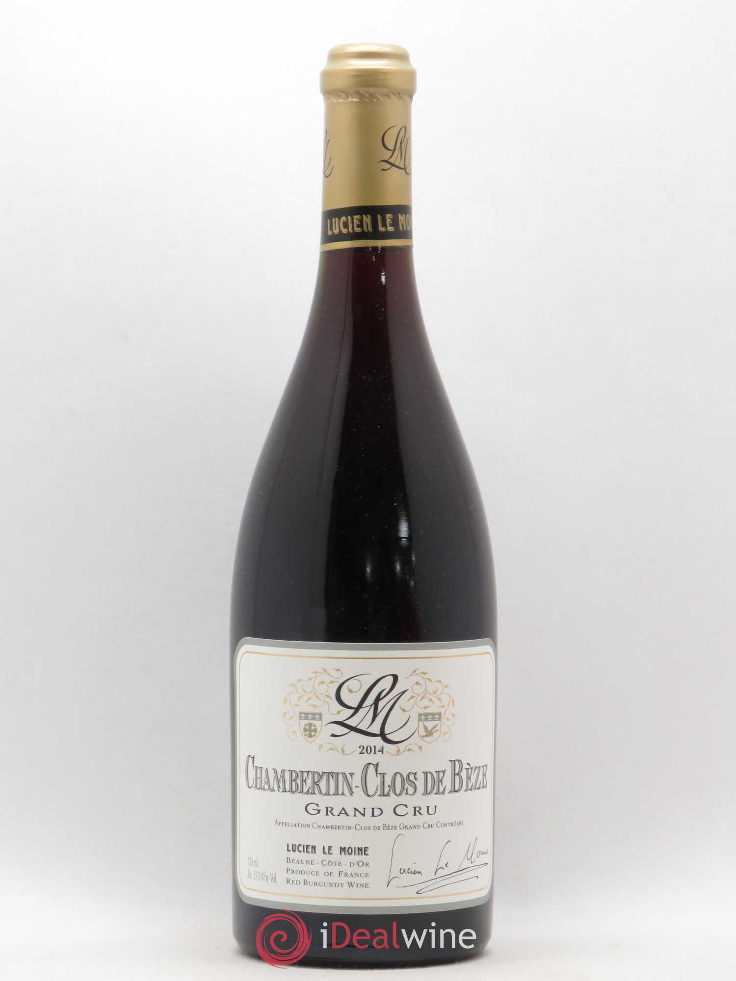 Chambertin Clos de Bèze Grand Cru Lucien Le Moine 2014 - Lot de 1 bouteille - 0