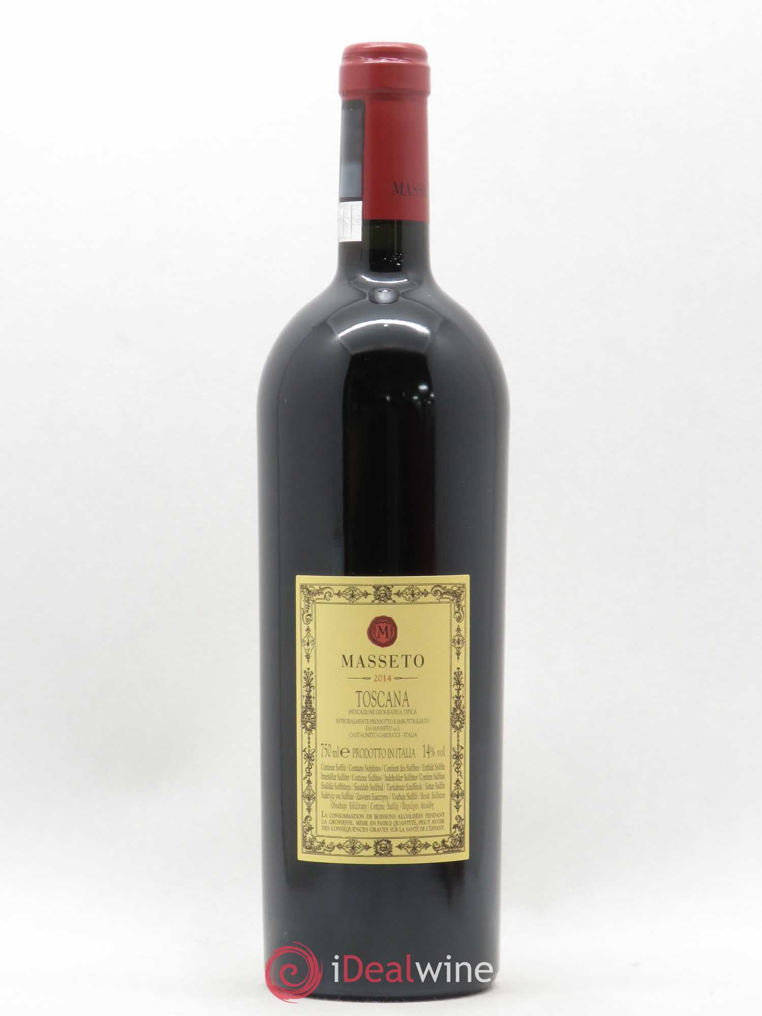 Toscana IGT Tenuta Dell'Ornellaia Masseto Frescobaldi 2014 - Lot de 1 bouteille - 1