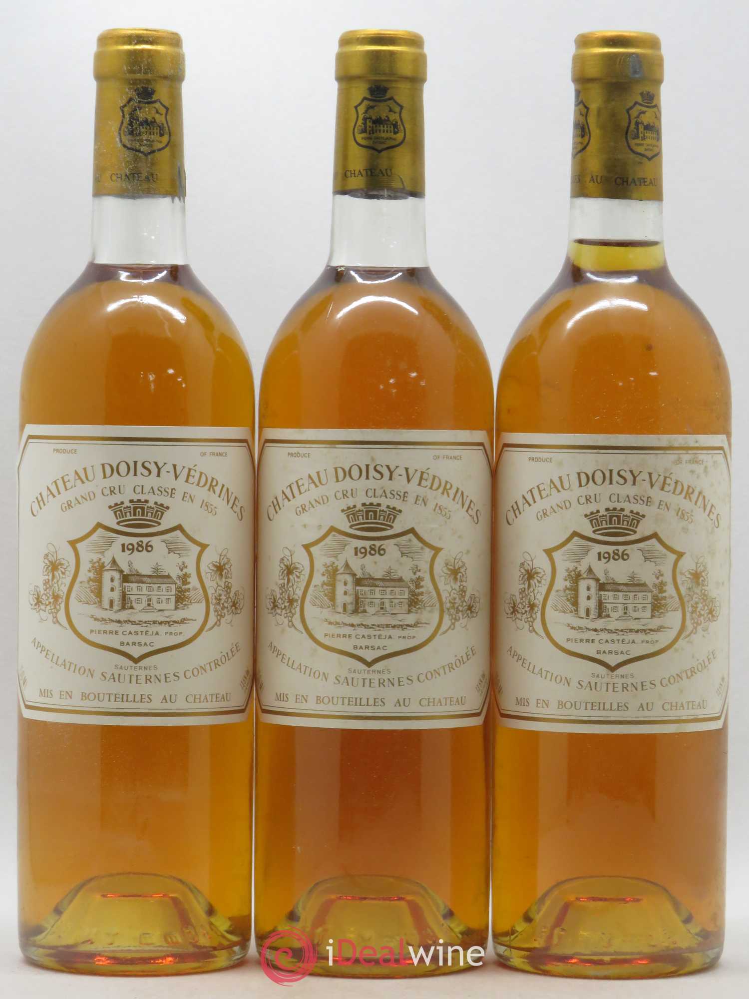 Château Doisy-Védrines 2ème Grand Cru Classé 1986 - Lotto di 11 bottiglie - 1