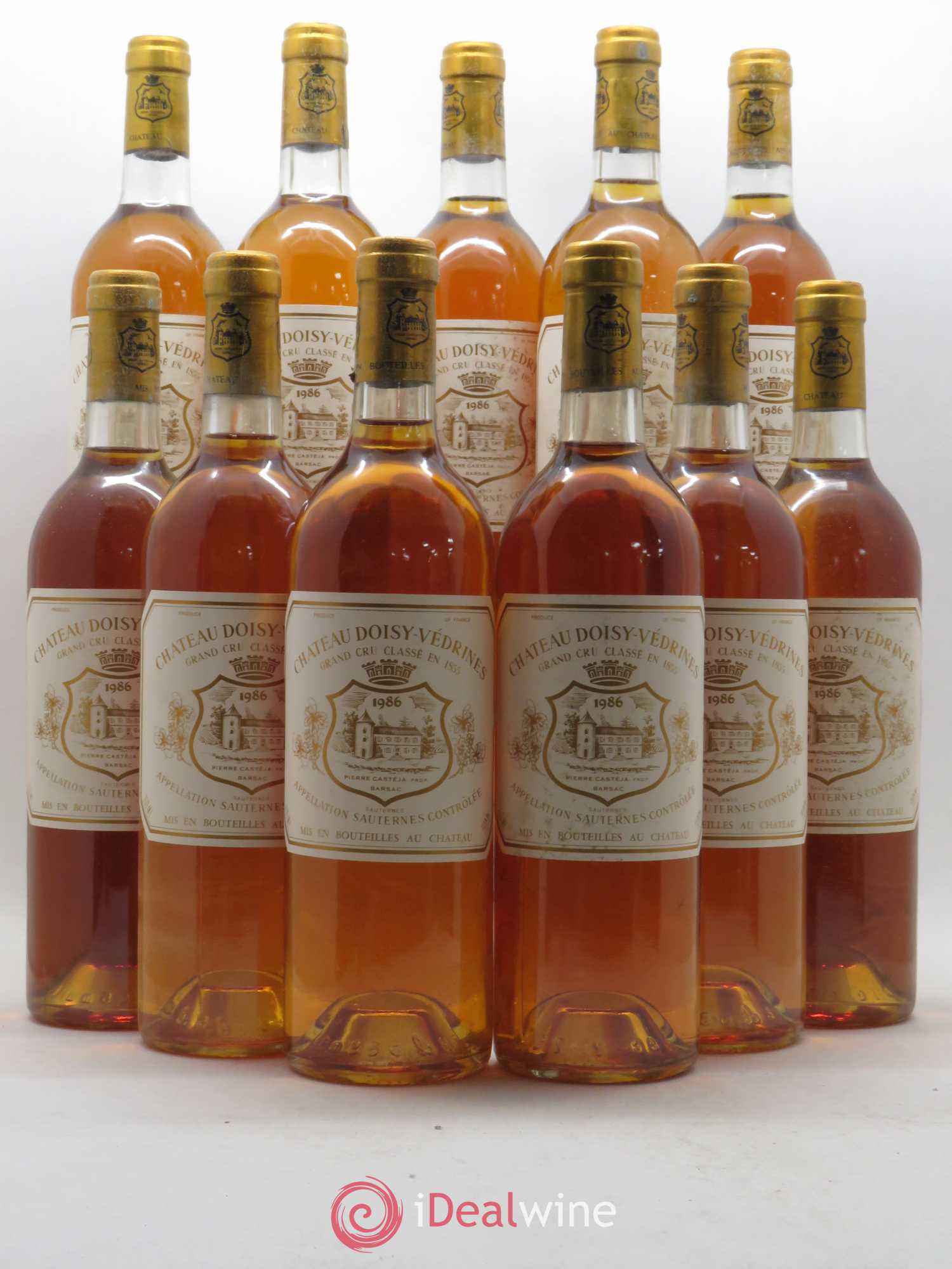 Château Doisy-Védrines 2ème Grand Cru Classé 1986 - Lotto di 11 bottiglie - 0