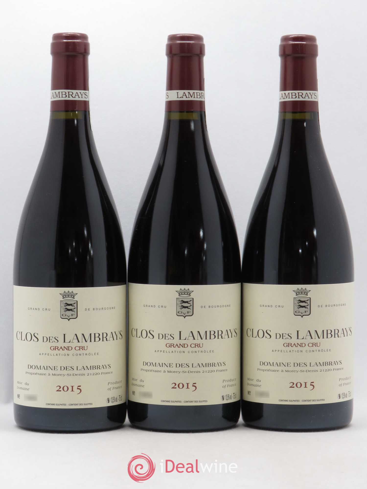 Clos des Lambrays Grand Cru Domaine des Lambrays 2015 - Lot de 6 bouteilles - 1