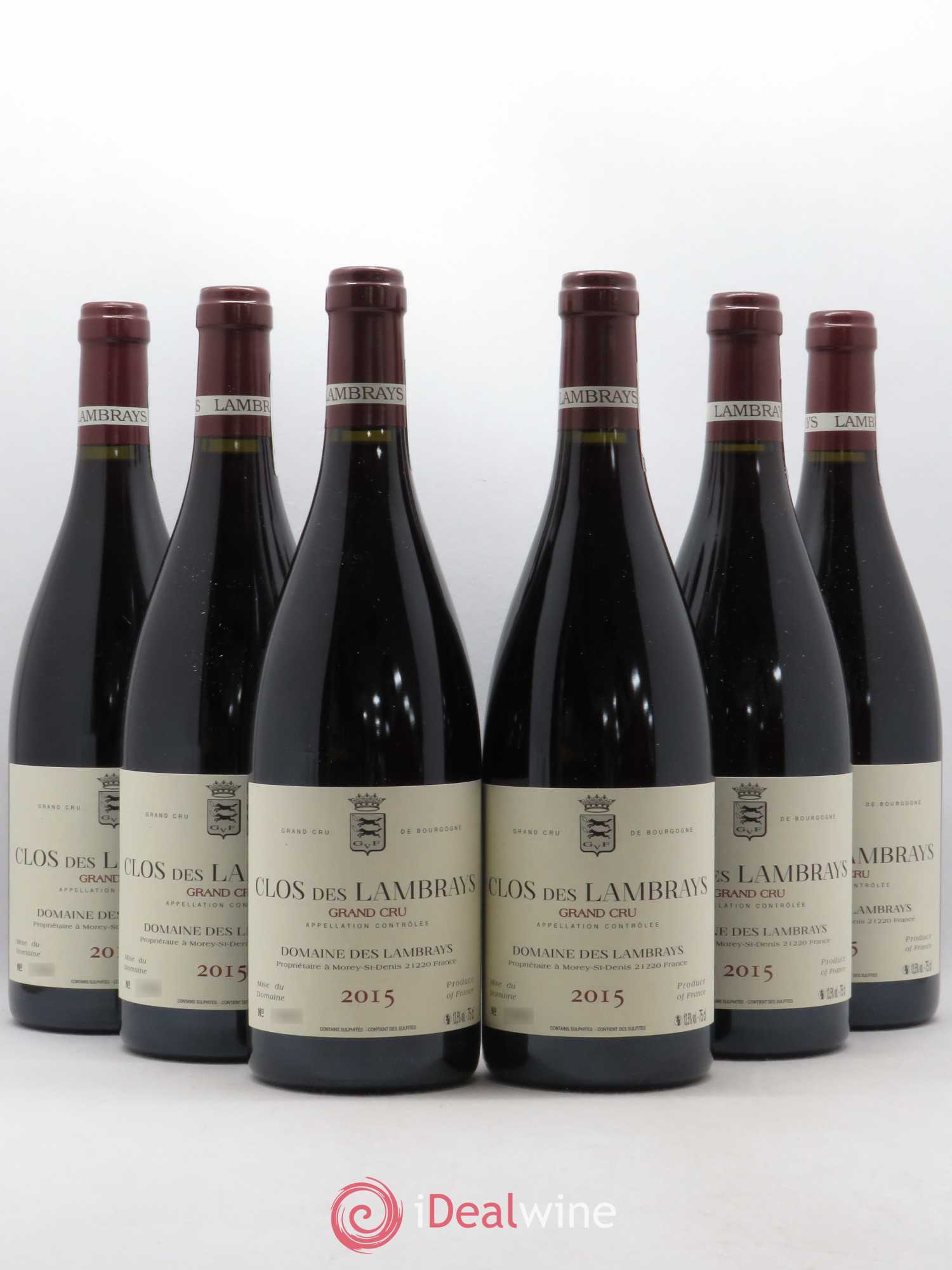 Clos des Lambrays Grand Cru Domaine des Lambrays 2015 - Lot de 6 bouteilles - 0