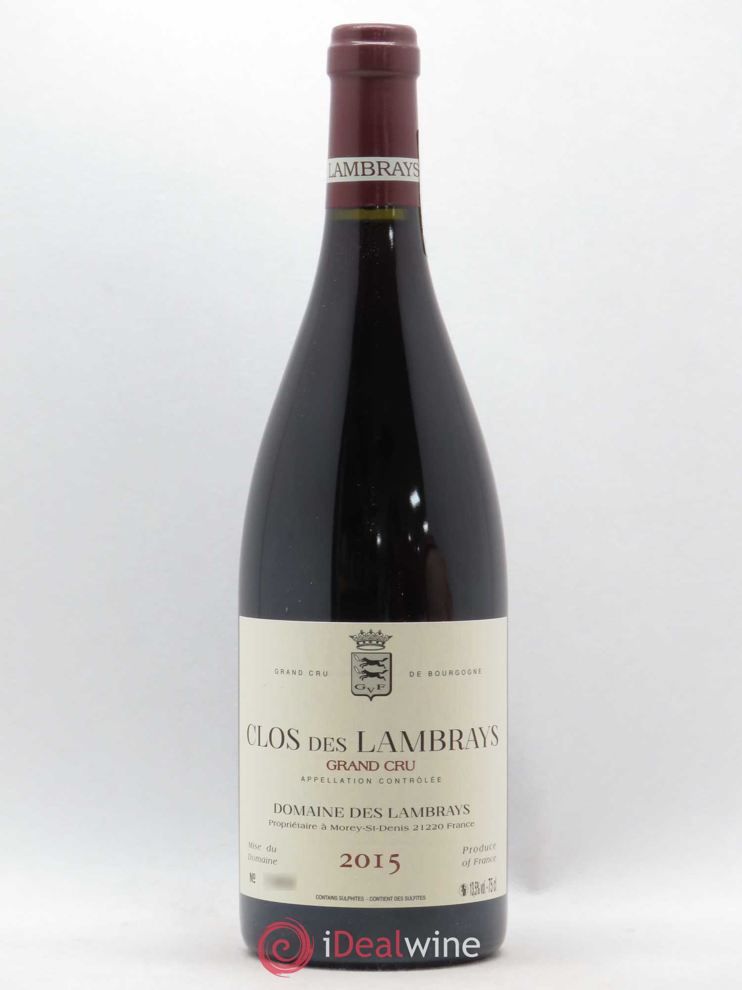 Clos des Lambrays Grand Cru Domaine des Lambrays 2015 - Lot de 1 bouteille - 0
