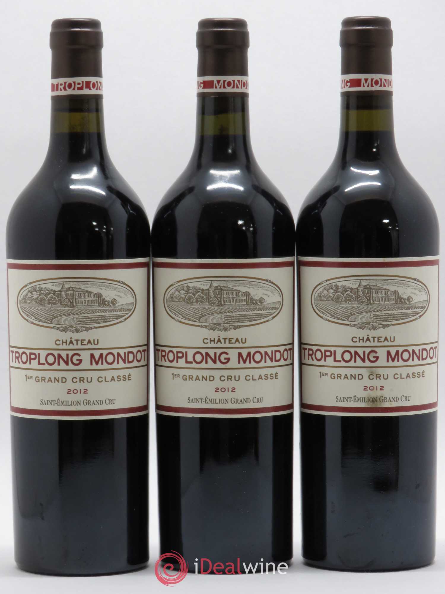 Château Troplong Mondot 1er Grand Cru Classé B 2012 - Lot de 12 bouteilles - 2