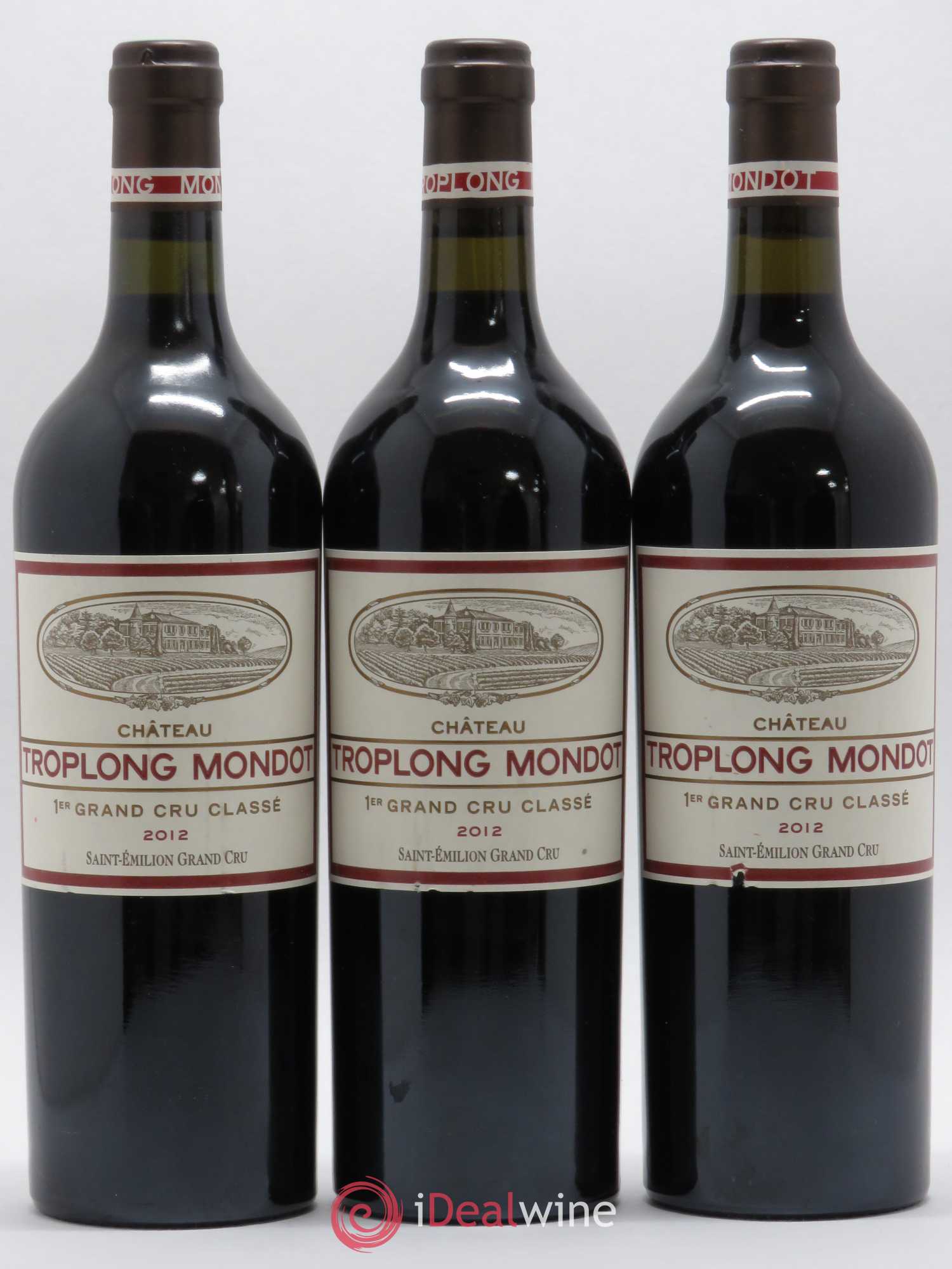 Château Troplong Mondot 1er Grand Cru Classé B 2012 - Lot de 12 bouteilles - 3