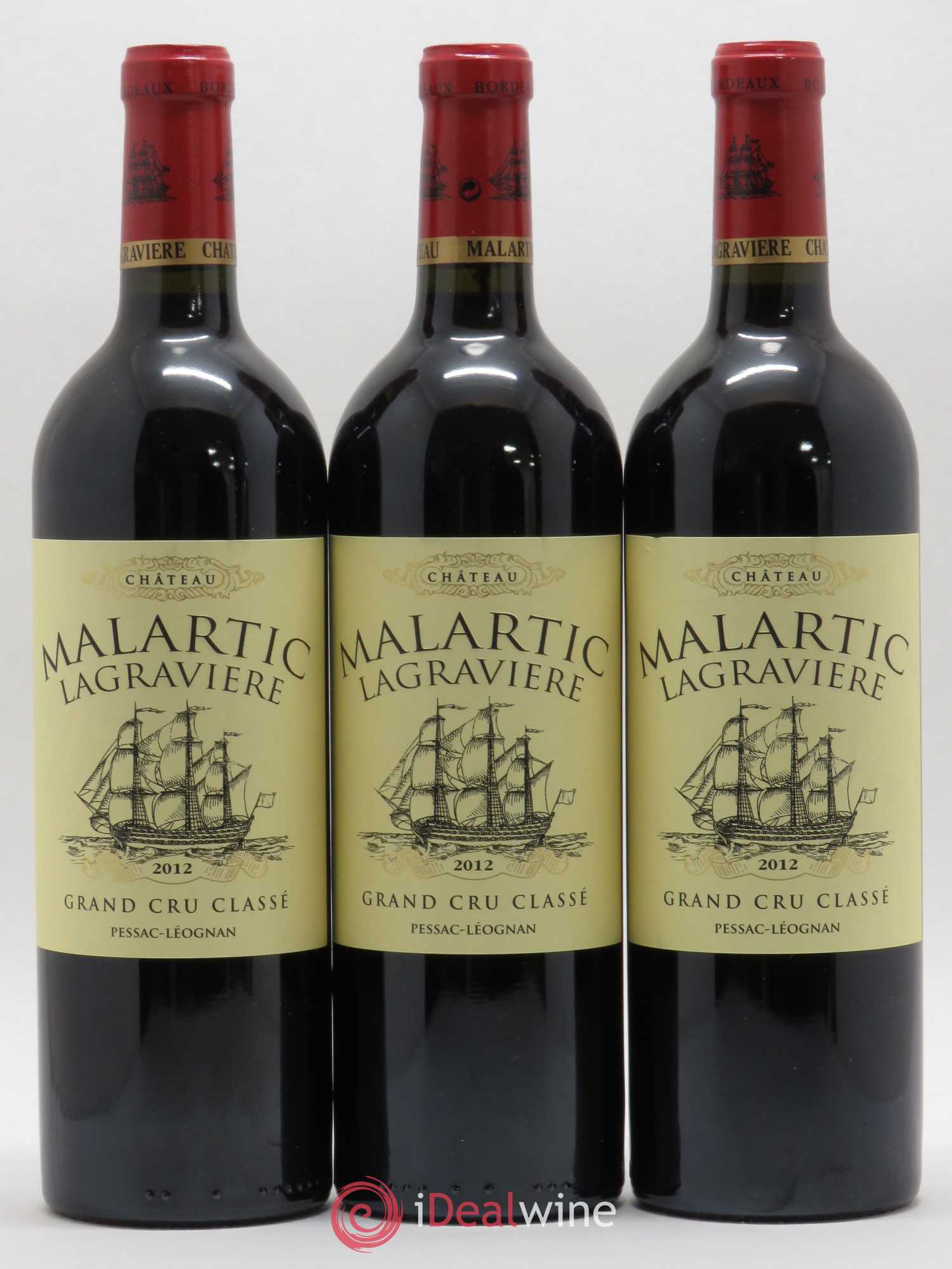 Château Malartic-Lagravière Cru Classé de Graves 2012 - Lot de 6 bouteilles - 1