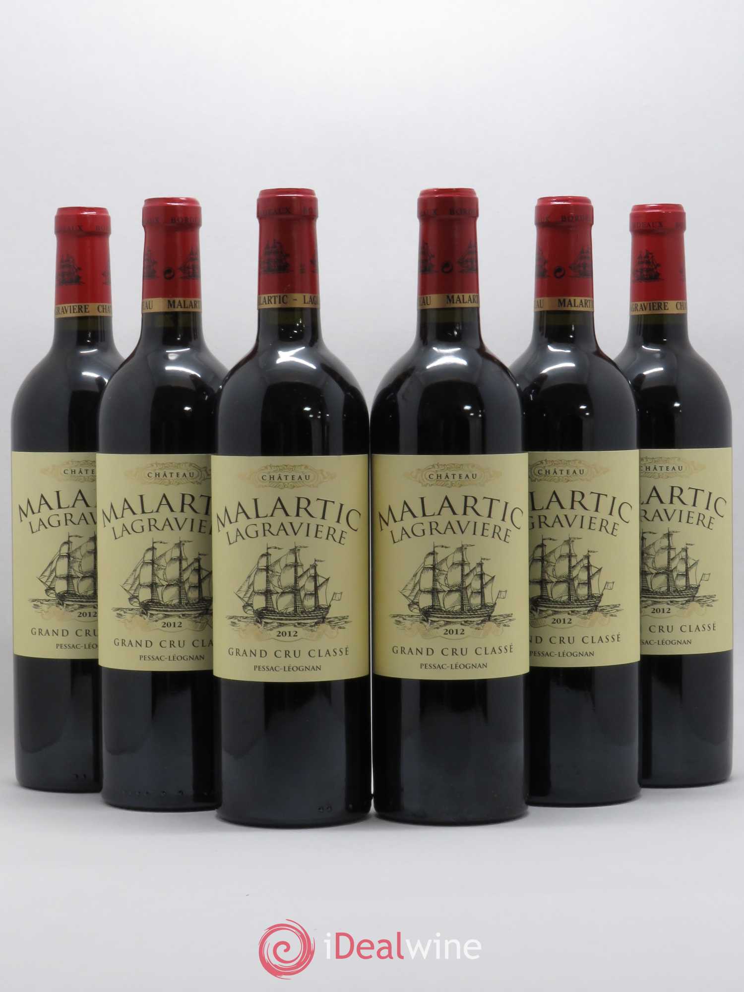 Château Malartic-Lagravière Cru Classé de Graves 2012 - Lot de 6 bouteilles - 0