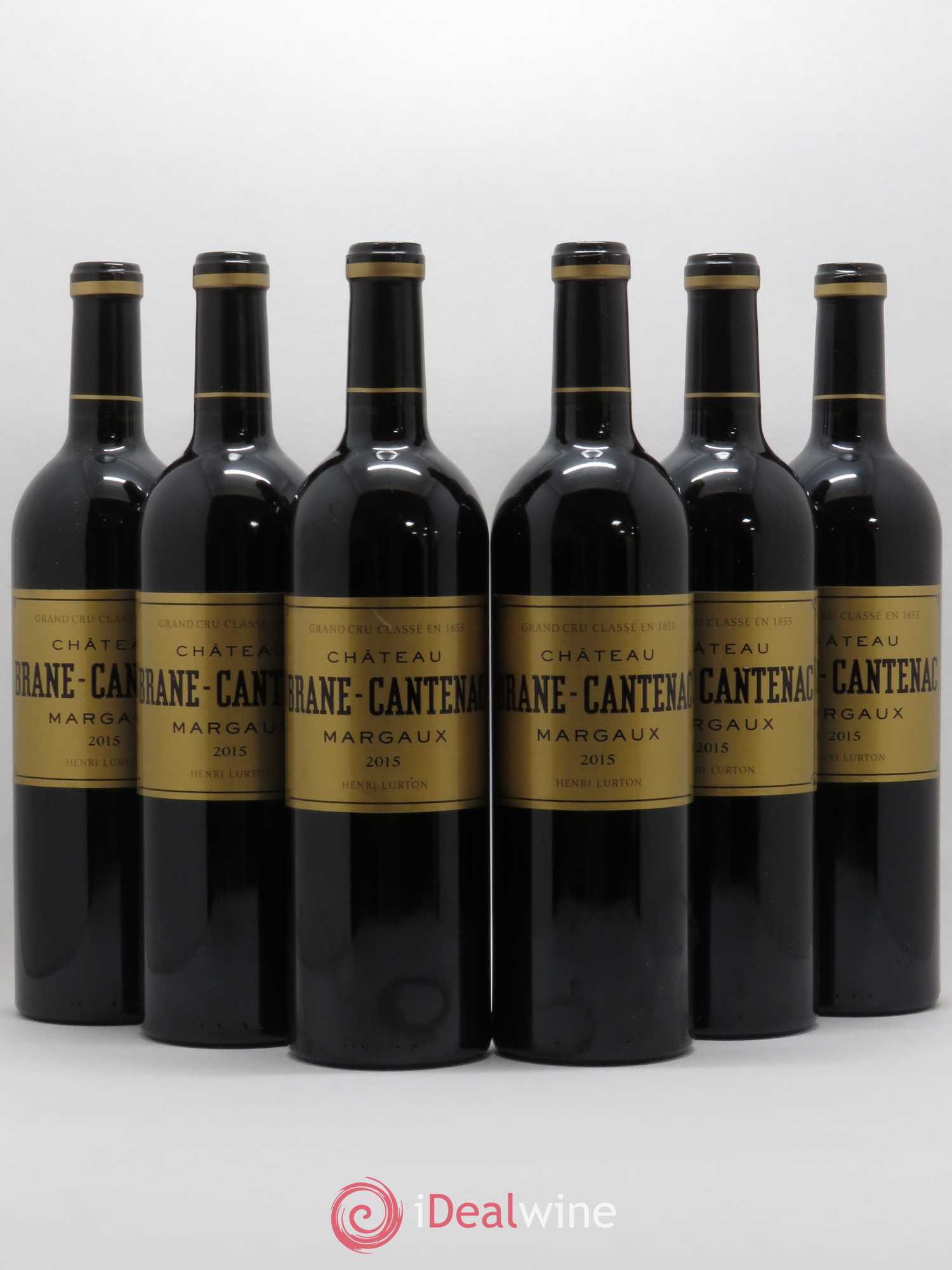 Château Brane Cantenac 2ème Grand Cru Classé 2015 - Lot de 6 bouteilles - 0
