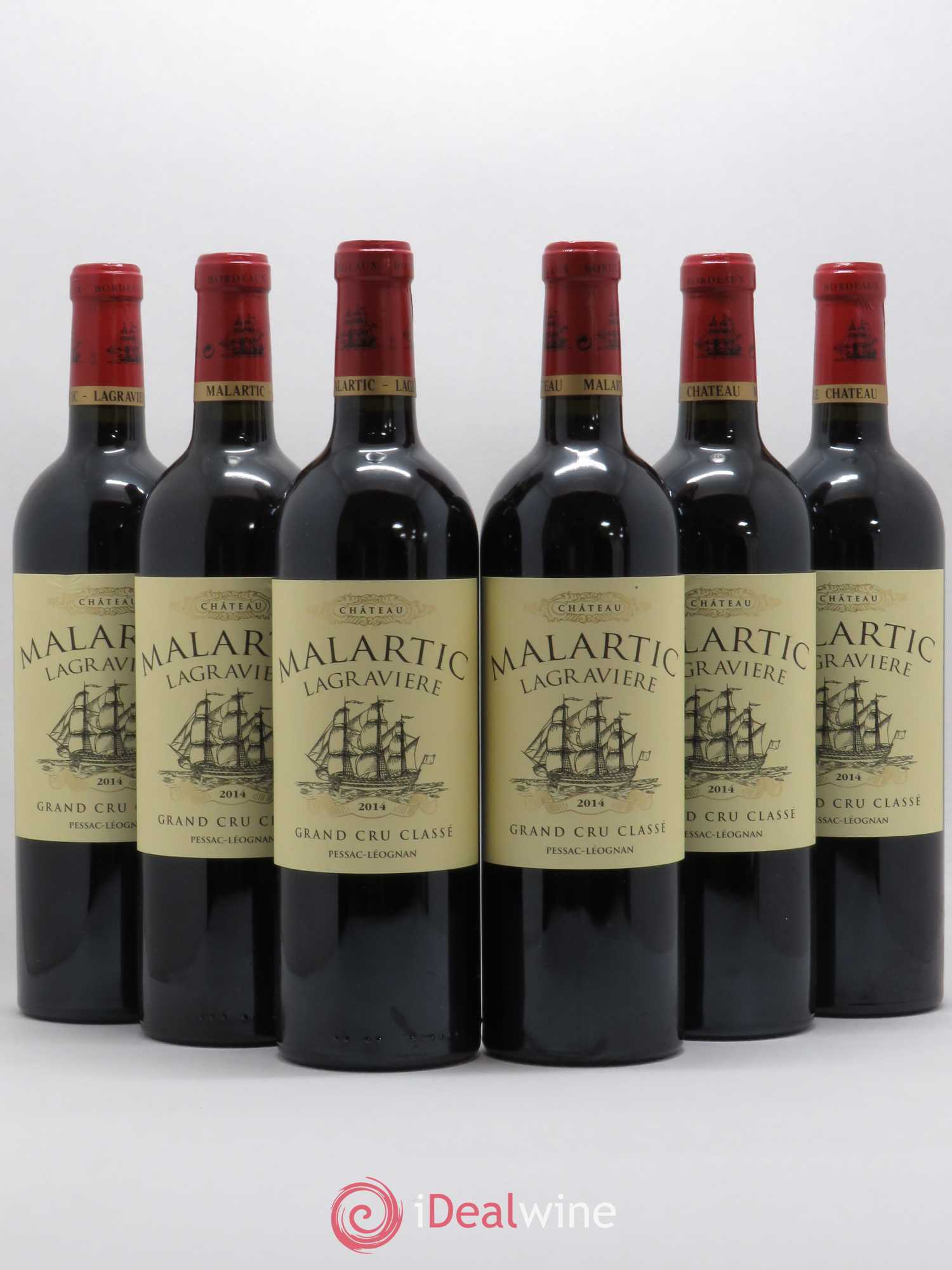 Château Malartic-Lagravière Cru Classé de Graves 2014 - Lot de 6 bouteilles - 0