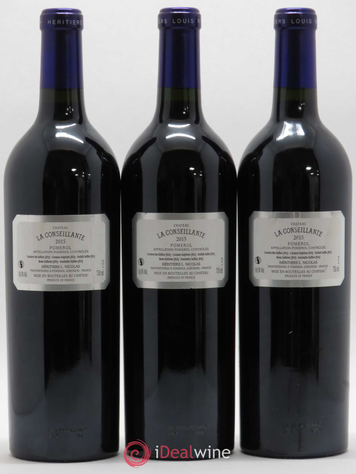 Château la Conseillante 2015 - Lot de 3 bouteilles - 1