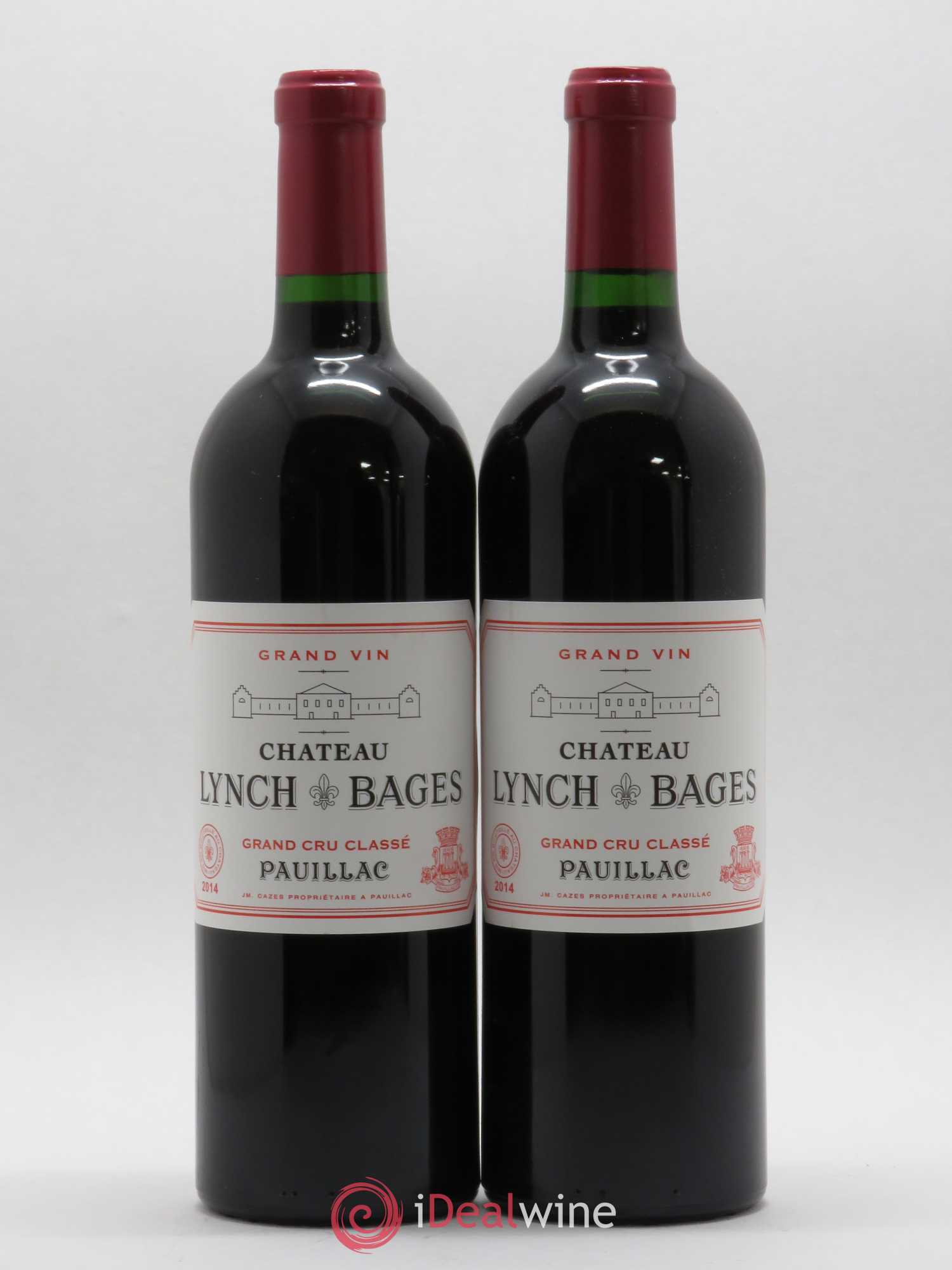 Château Lynch Bages 5ème Grand Cru Classé 2014 - Lot de 2 bouteilles - 0