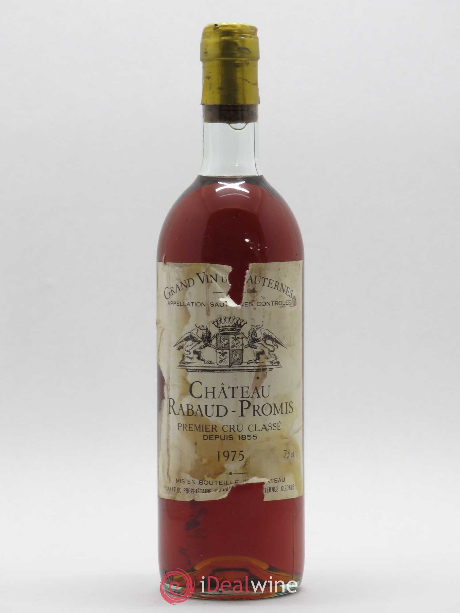 Château Rabaud Promis 1er Grand Cru Classé 1975 - Posten von 1 Flasche - 0