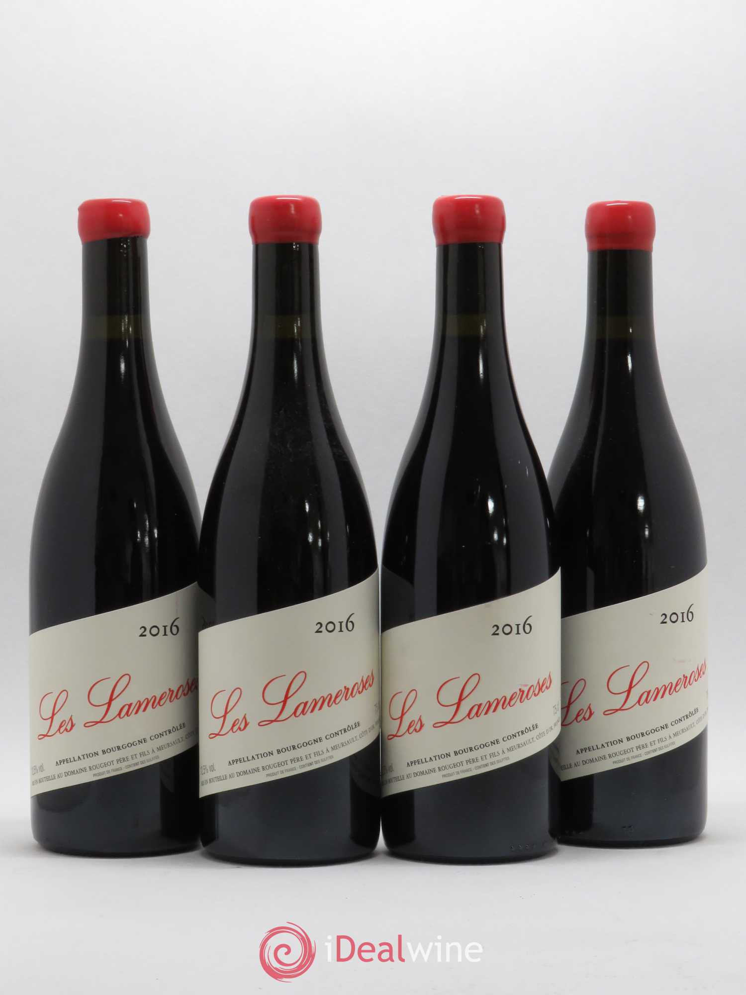Bourgogne Les Lameroses Domaine Rougeot 2016 - Posten von 4 Flaschen - 0