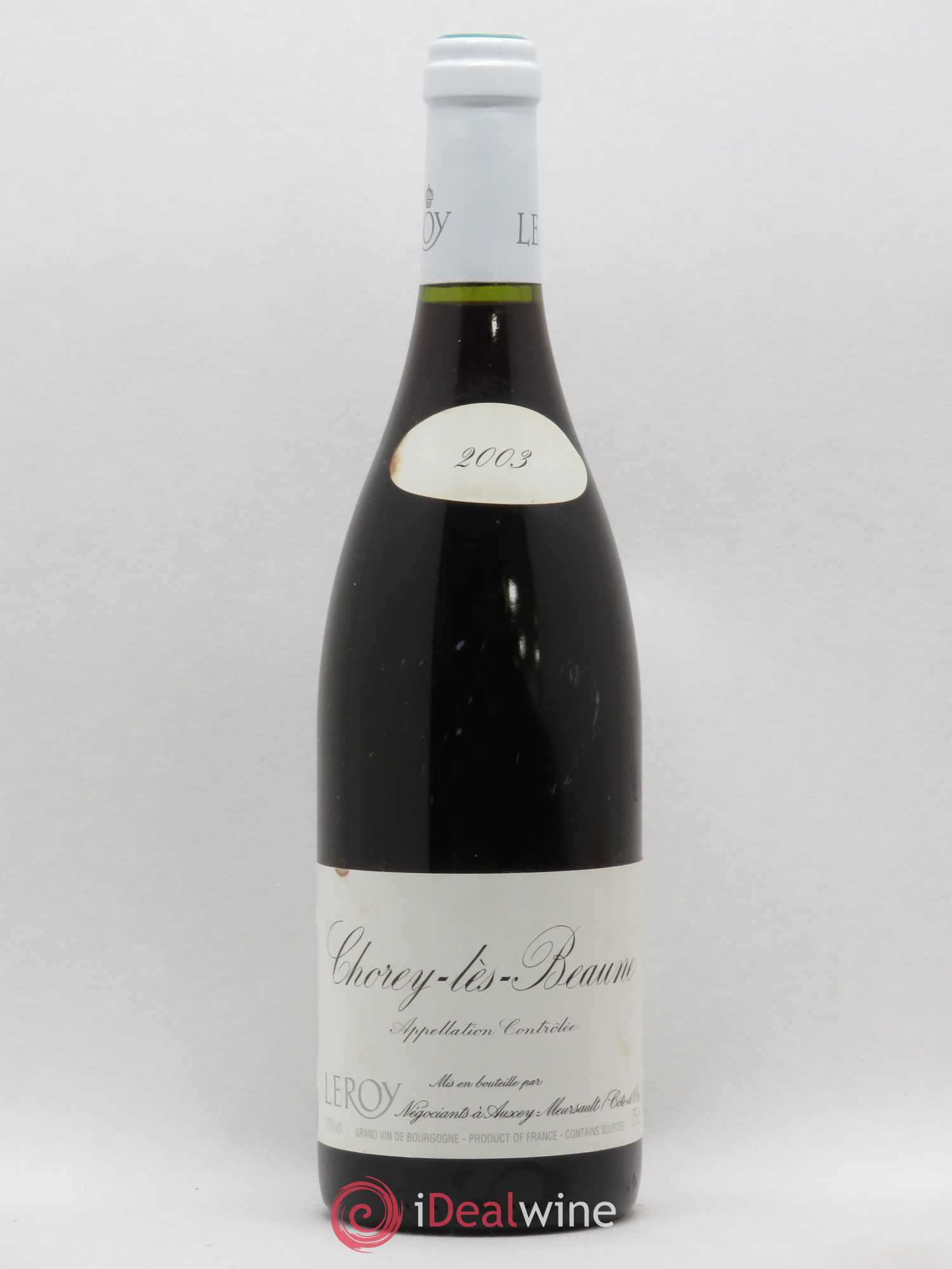 Chorey-lès-Beaune Leroy 2003 - Lot de 1 bouteille - 0