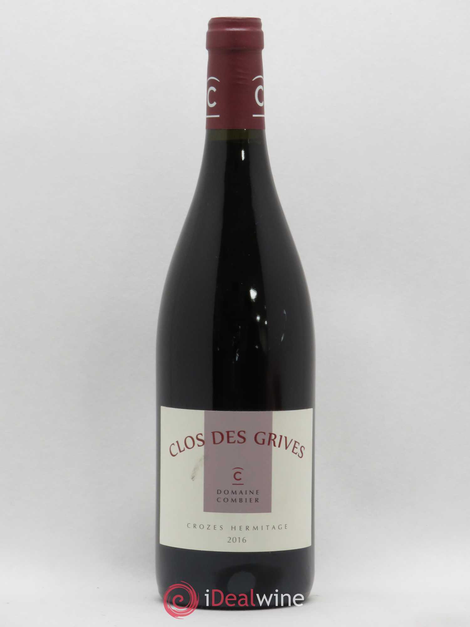 Crozes-Hermitage Clos des Grives Combier 2016 - Lot de 1 bouteille - 0
