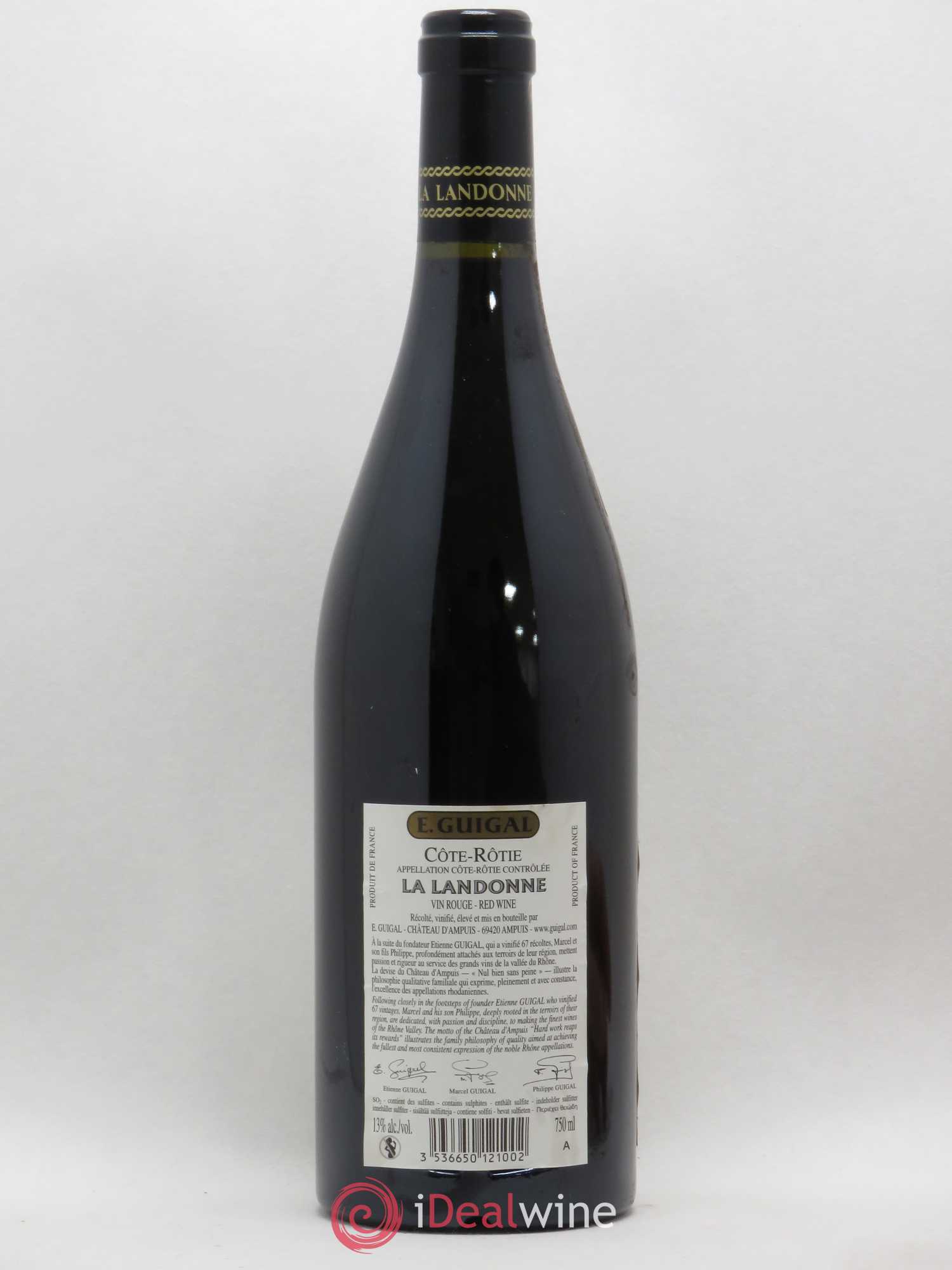 Côte-Rôtie La Landonne Guigal 2008 - Lot de 1 bouteille - 1