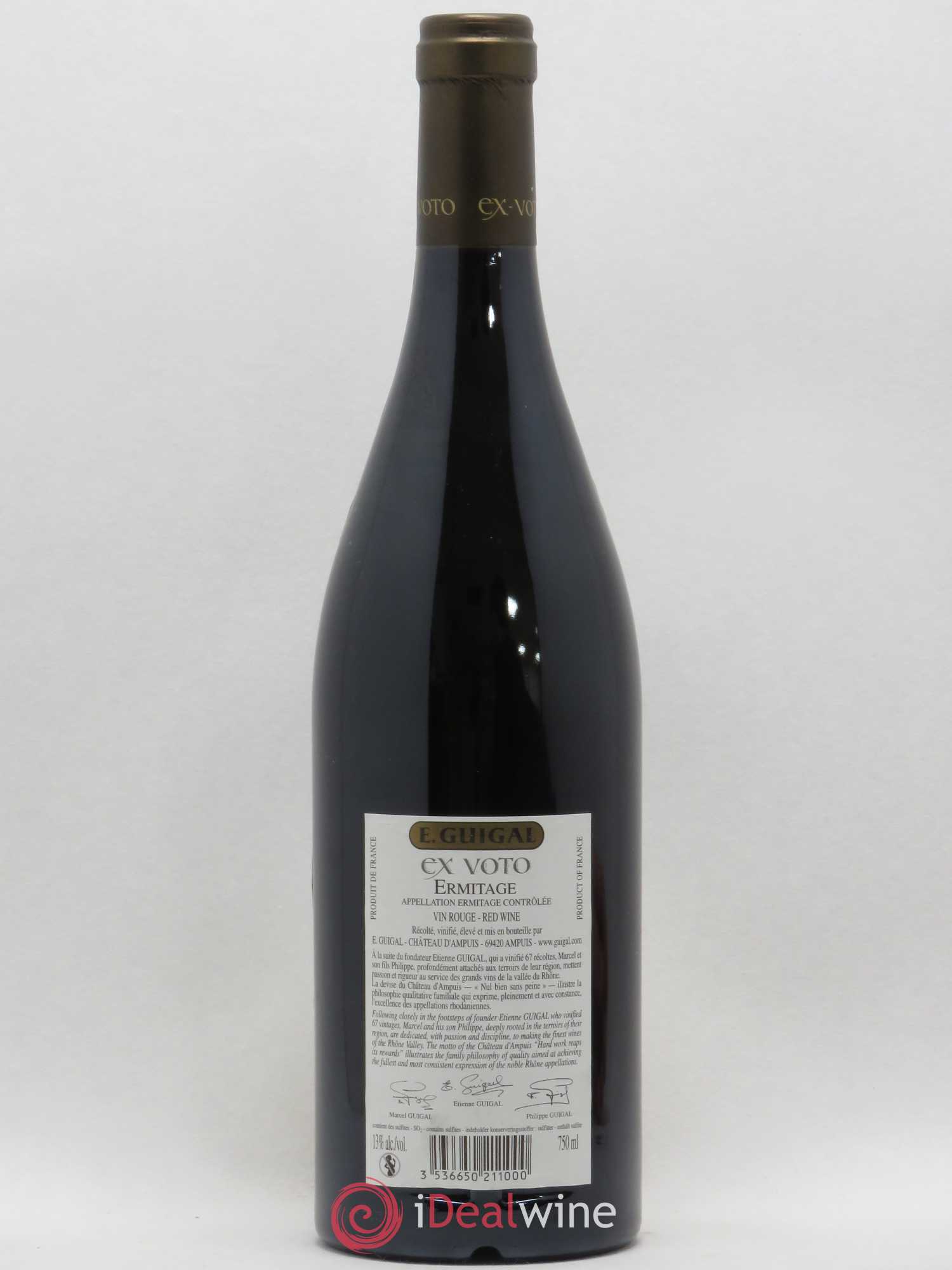 Ermitage Ex Voto Guigal 2007 - Lot de 1 bouteille - 1