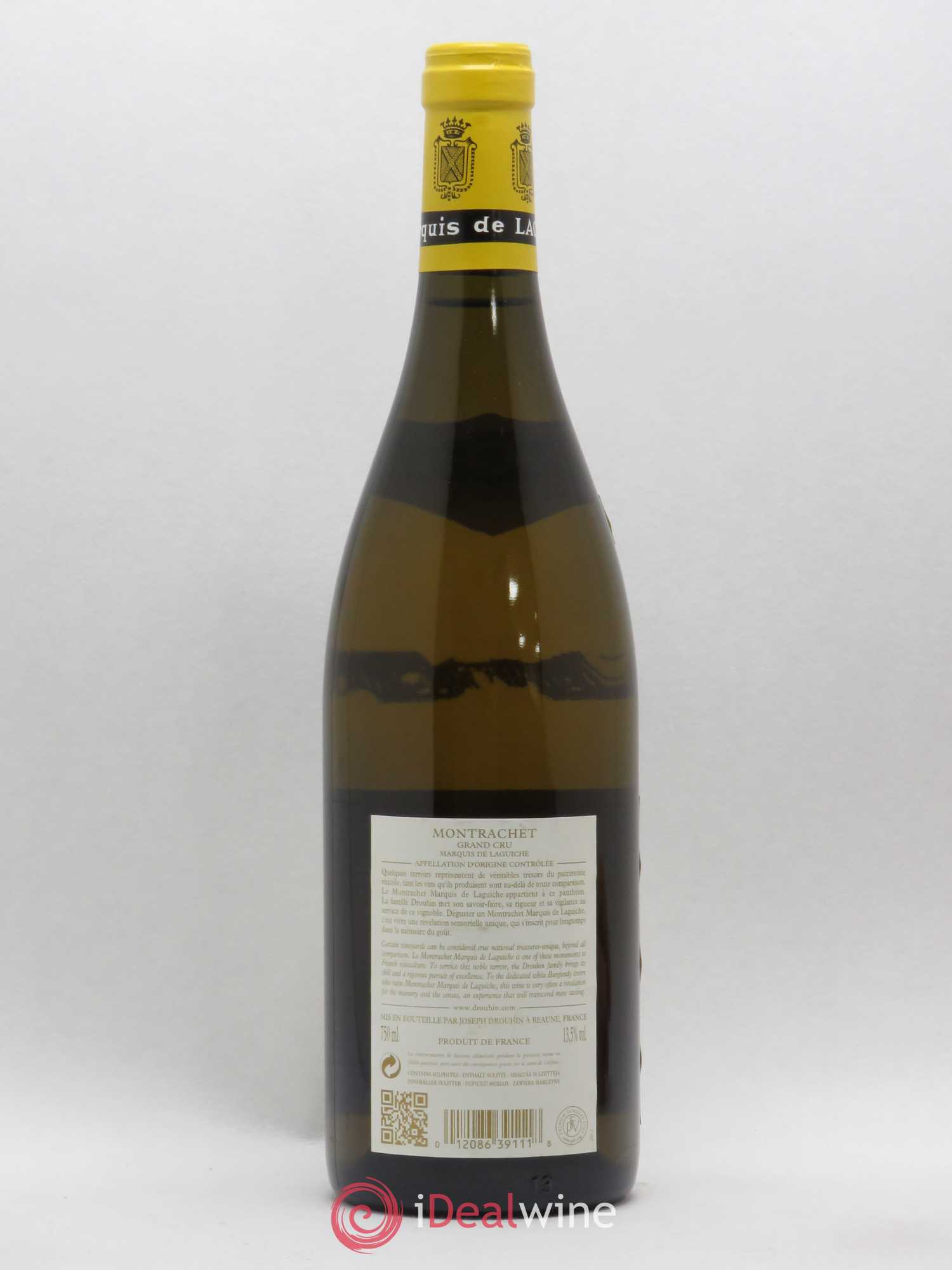 Montrachet Grand Cru Marquis de Laguiche Joseph Drouhin 2003 - Lot de 1 bouteille - 1