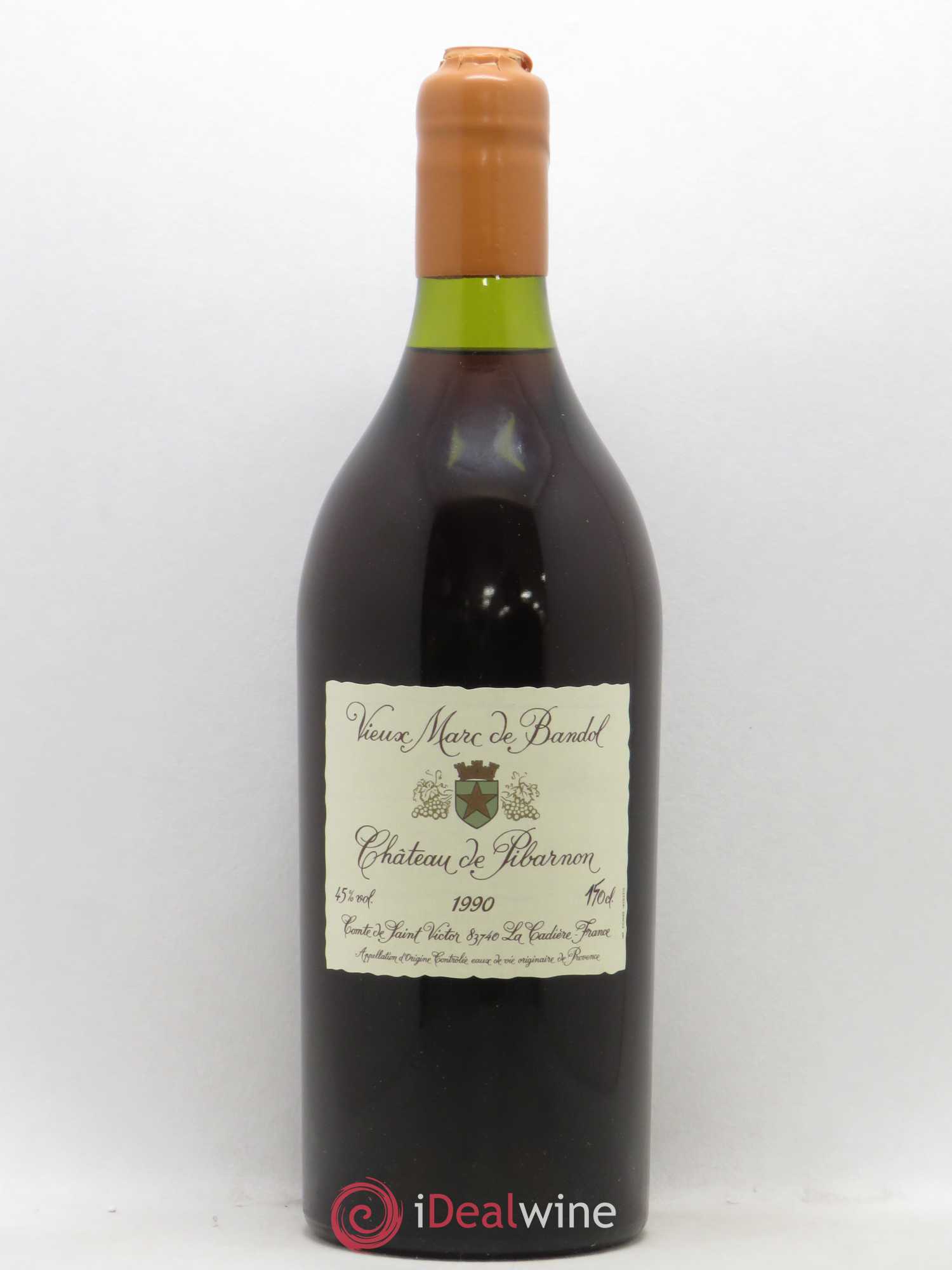 Alcools divers Vieux Marc Château de Pibarnon 1990 - Posten von 1 Flasche - 0