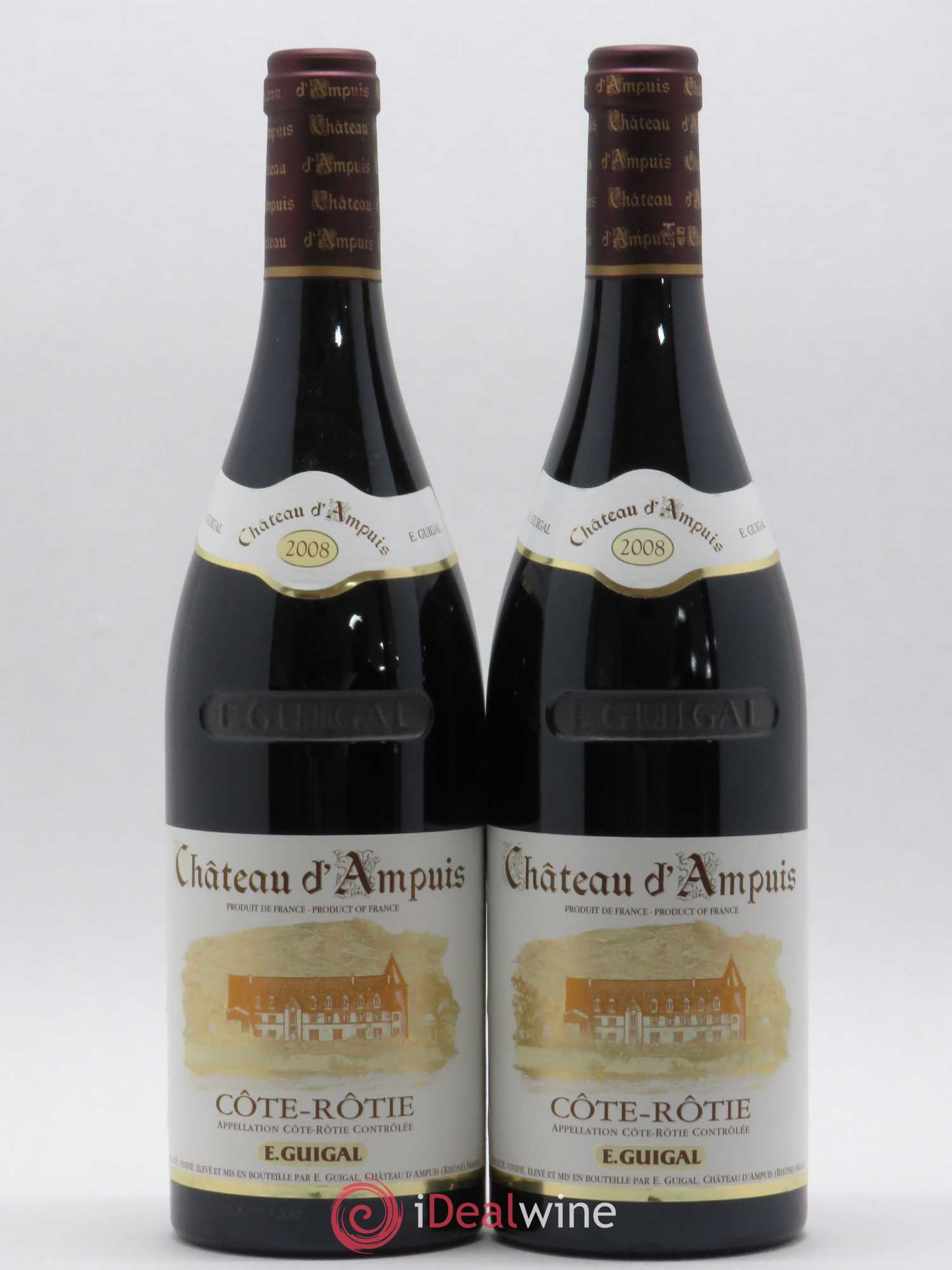 Côte-Rôtie Château d'Ampuis Guigal 2008 - Lot de 2 bouteilles - 0