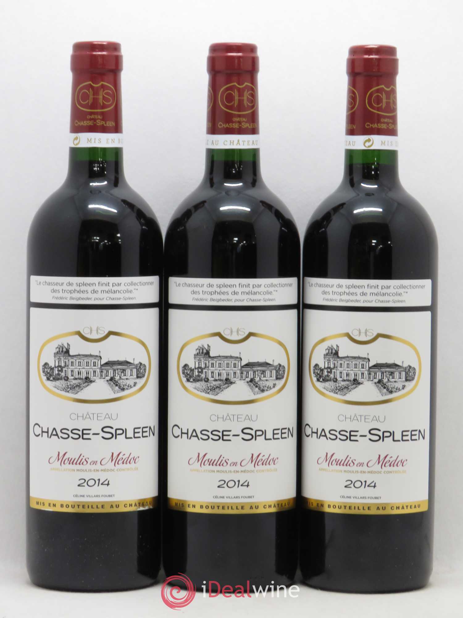 Château Chasse Spleen 2014 - Lot de 6 bouteilles - 2