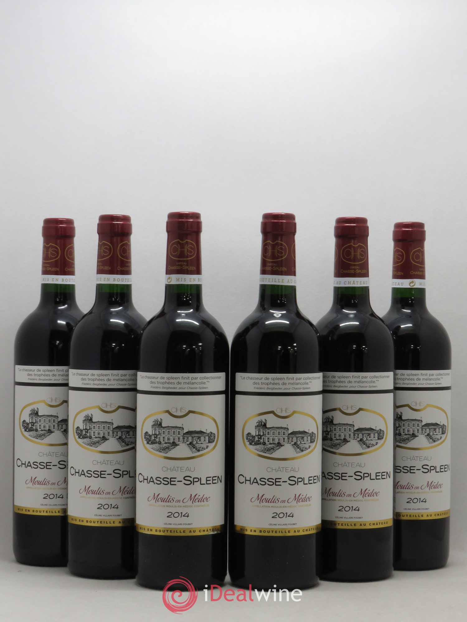 Château Chasse Spleen 2014 - Lot de 6 bouteilles - 0