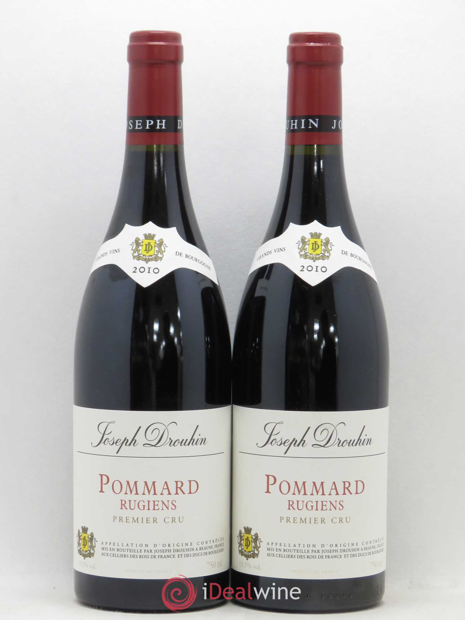 Pommard 1er Cru Rugiens Joseph Drouhin 2010 - Lot de 2 bouteilles - 0