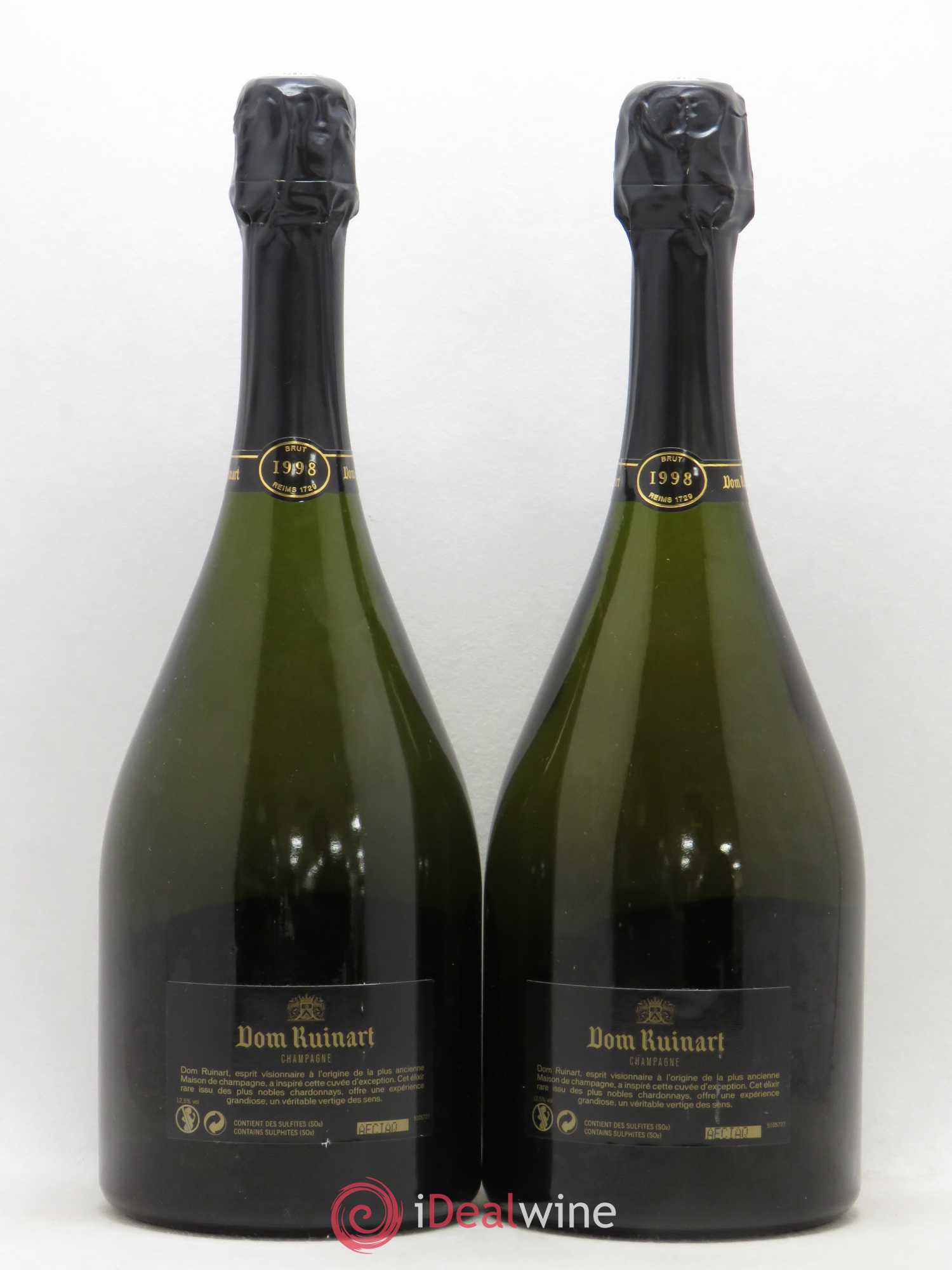 Dom Ruinart Brut Ruinart 1998 - Lot de 2 bouteilles - 1