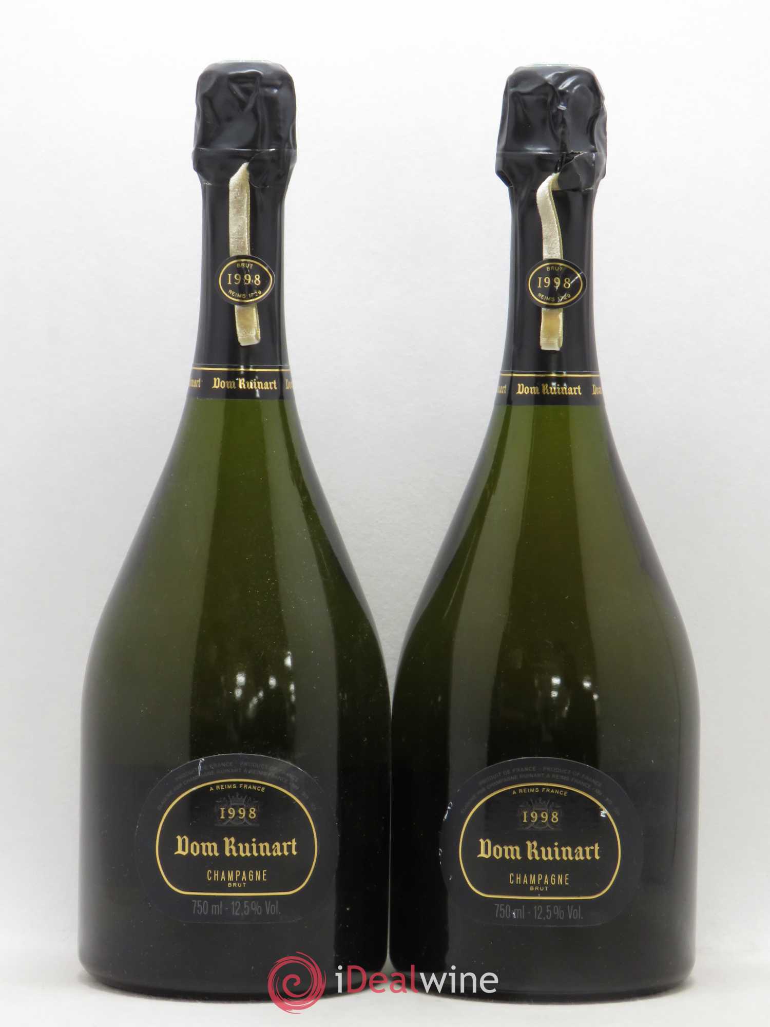 Dom Ruinart Brut Ruinart 1998 - Lot de 2 bouteilles - 0