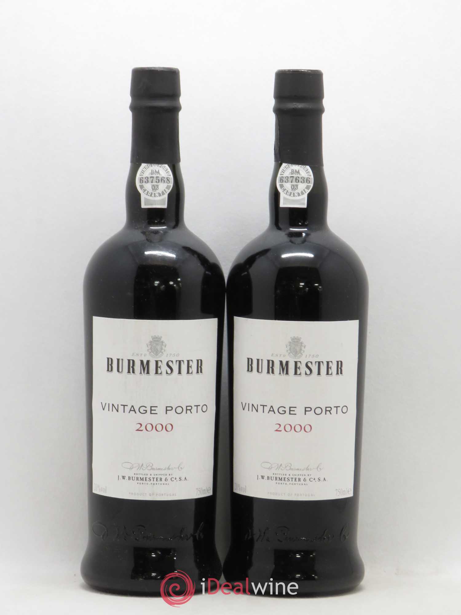 Porto Burmester 2000 - Posten von 2 Flaschen - 0