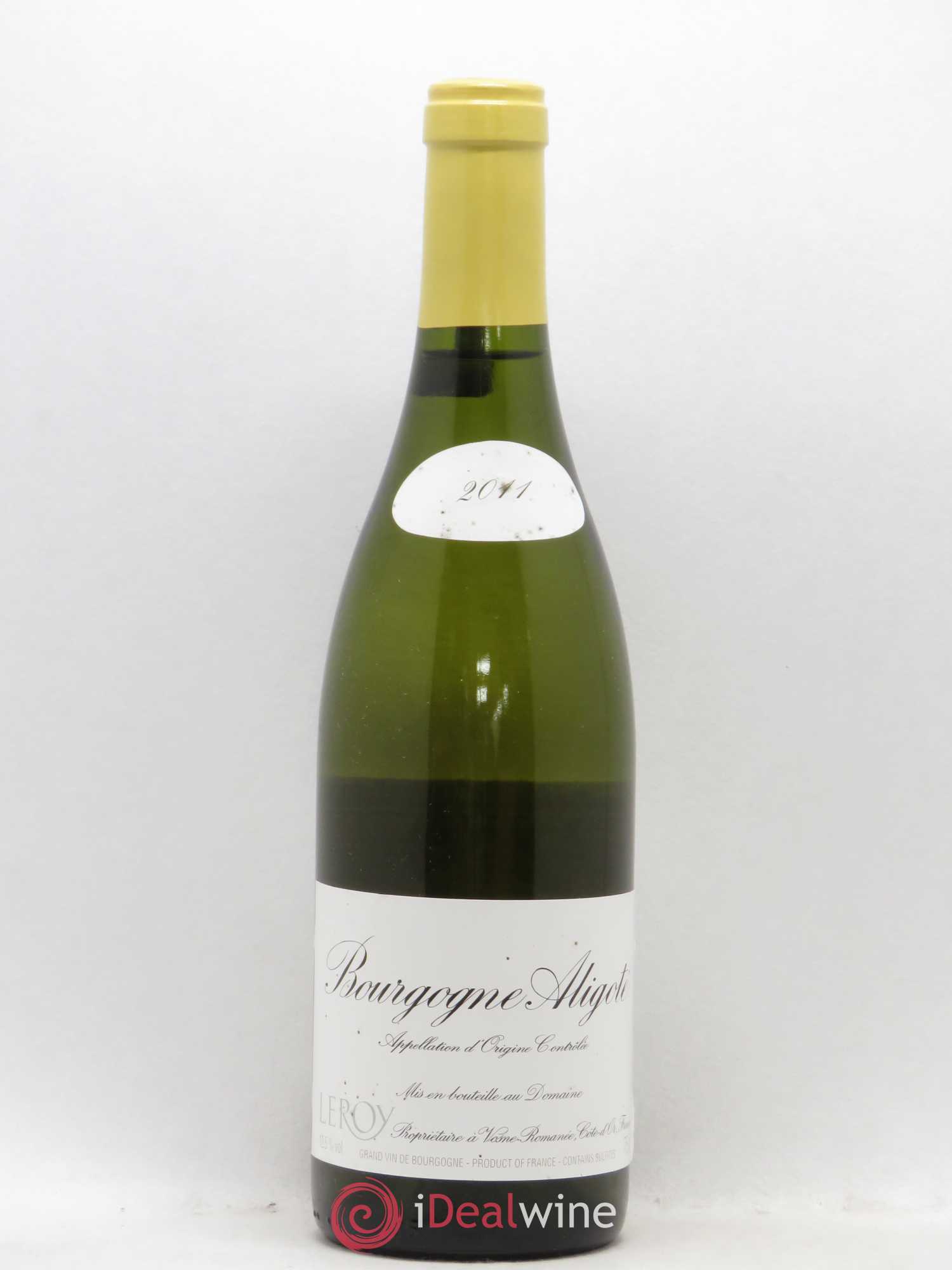 Bourgogne Leroy (Domaine) Aligoté 2011 - Lot de 1 bouteille - 0