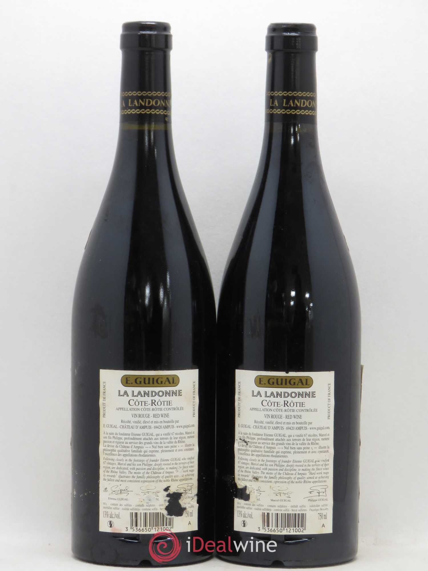 Côte-Rôtie La Landonne Guigal 2011 - Lot de 2 bouteilles - 1