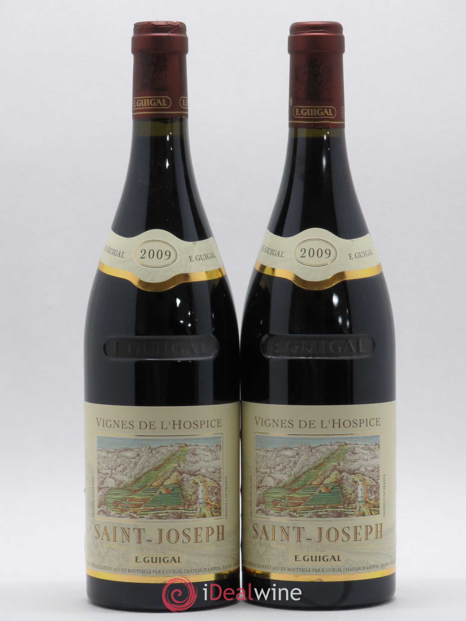 Saint-Joseph Vignes de l'Hospice Guigal 2009 - Lot de 2 bouteilles - 0