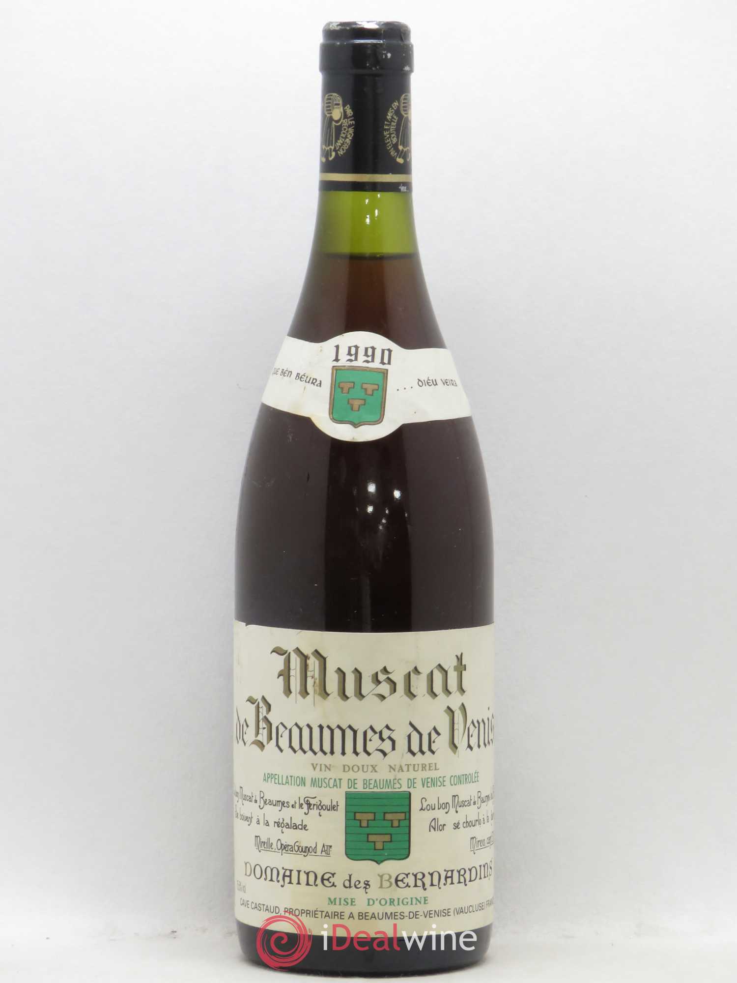 Muscat de Beaumes de Venise des Bernardins (Domaine) 1990 - Lotto di 1 bottiglia - 0