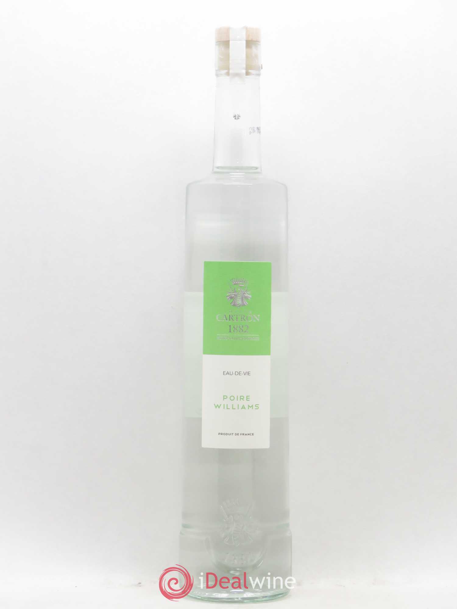 Alcools divers Poire William Cartron - Posten von 1 Flasche - 0