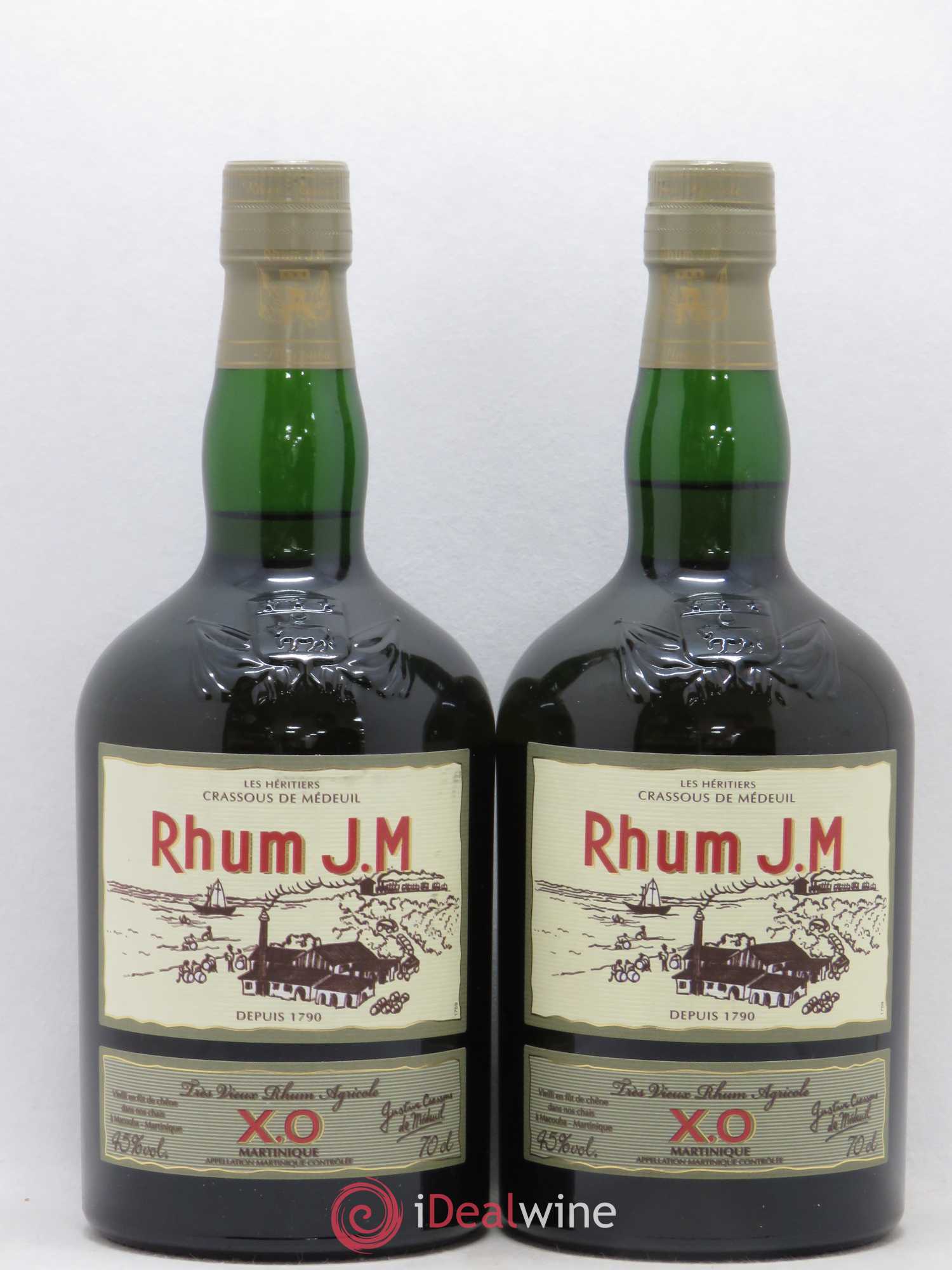 Rhum JM Vieux XO - Lotto di 2 bottiglie - 0