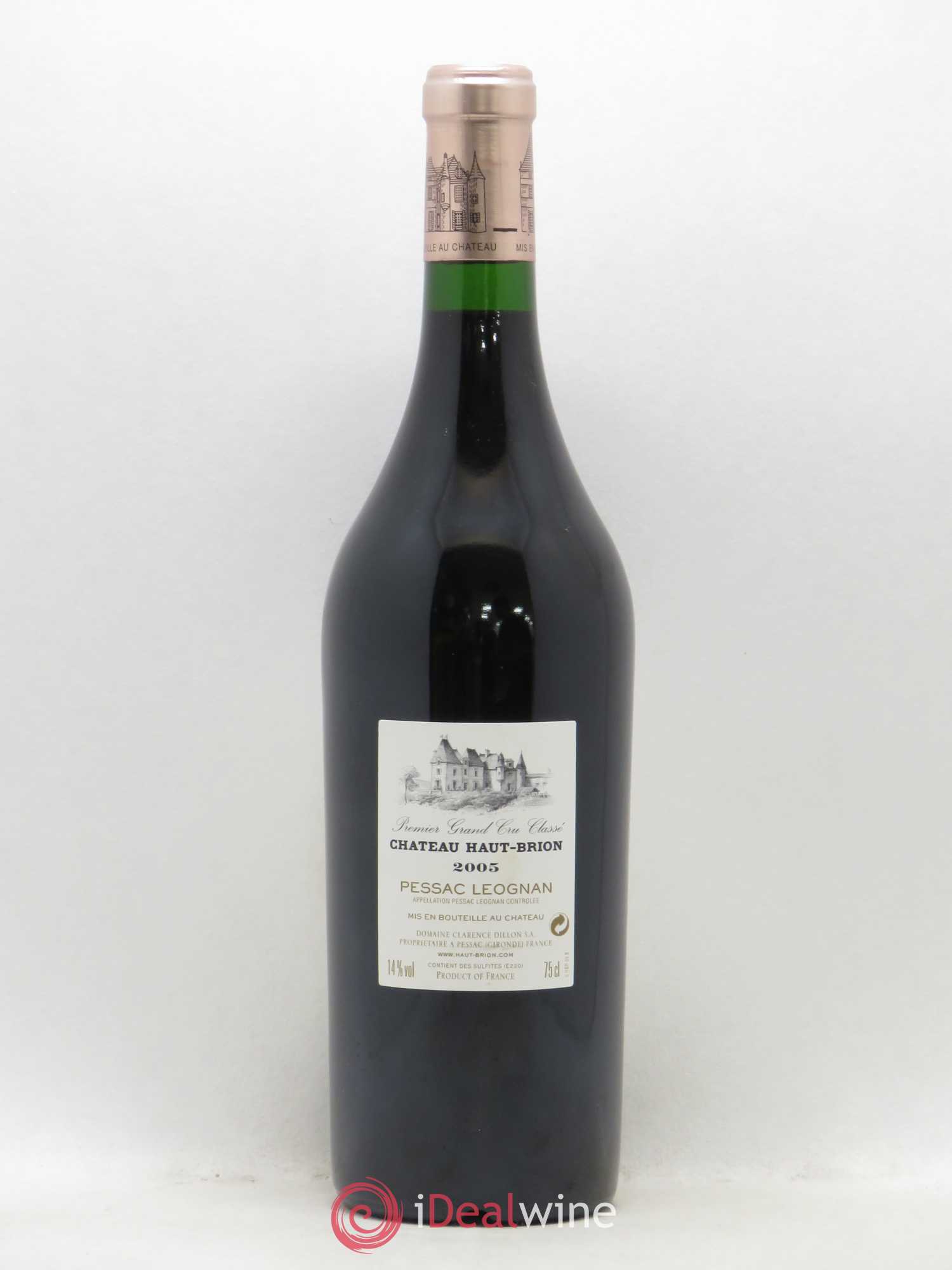 Château Haut Brion 1er Grand Cru Classé 2005 - Lot de 1 bouteille - 1