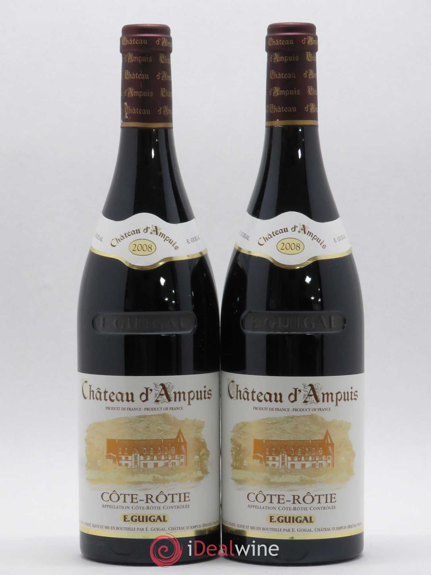 Côte-Rôtie Château d'Ampuis Guigal 2008 - Lot de 2 bouteilles - 0