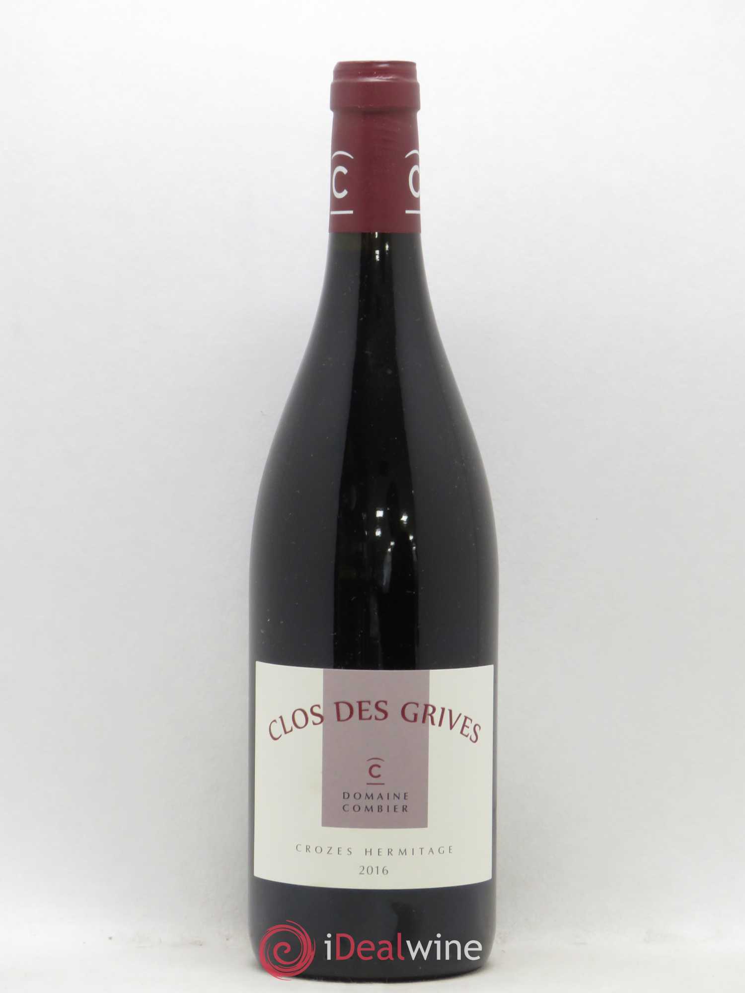 Crozes-Hermitage Clos des Grives Combier 2016 - Lot de 1 bouteille - 0