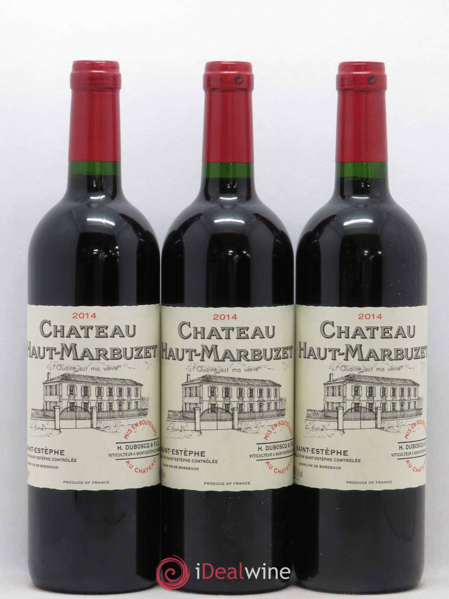 Château Haut Marbuzet 2014 - Lot de 6 bouteilles - 1