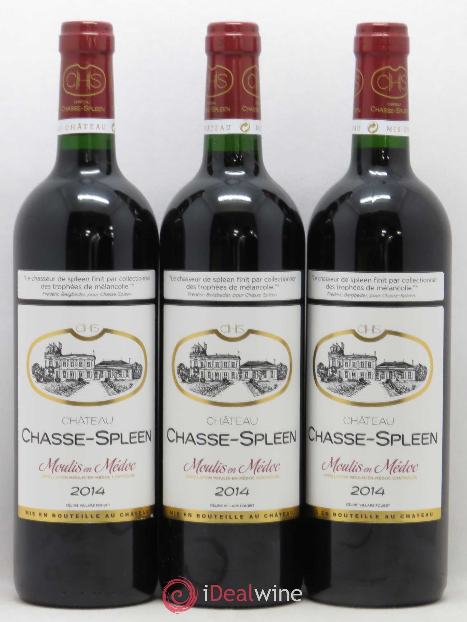 Château Chasse Spleen 2014 - Lot de 6 bouteilles - 1