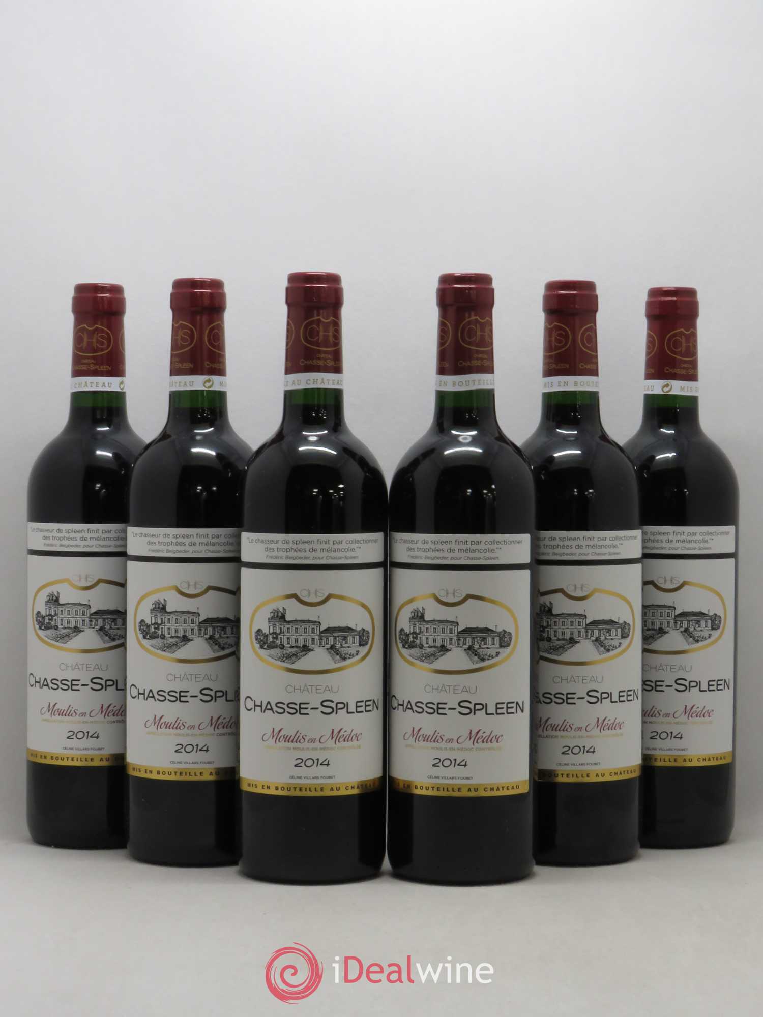 Château Chasse Spleen 2014 - Lot de 6 bouteilles - 0