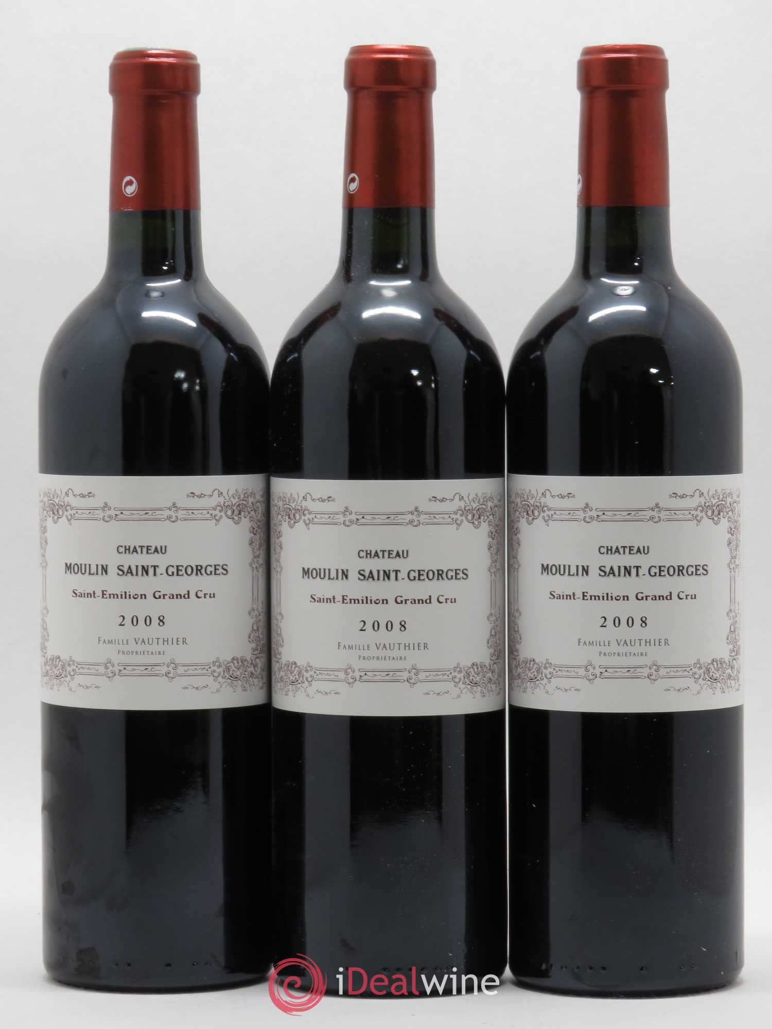 Château Moulin Saint Georges 2008 - Lot de 5 bouteilles - 1