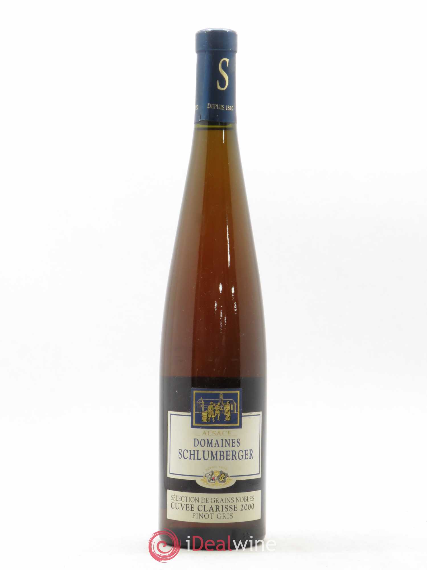 Pinot Gris (Tokay) Sélection de Grains Nobles Cuvée Clarisse Domaine Schlumberger 2000 - Posten von 1 Flasche - 0