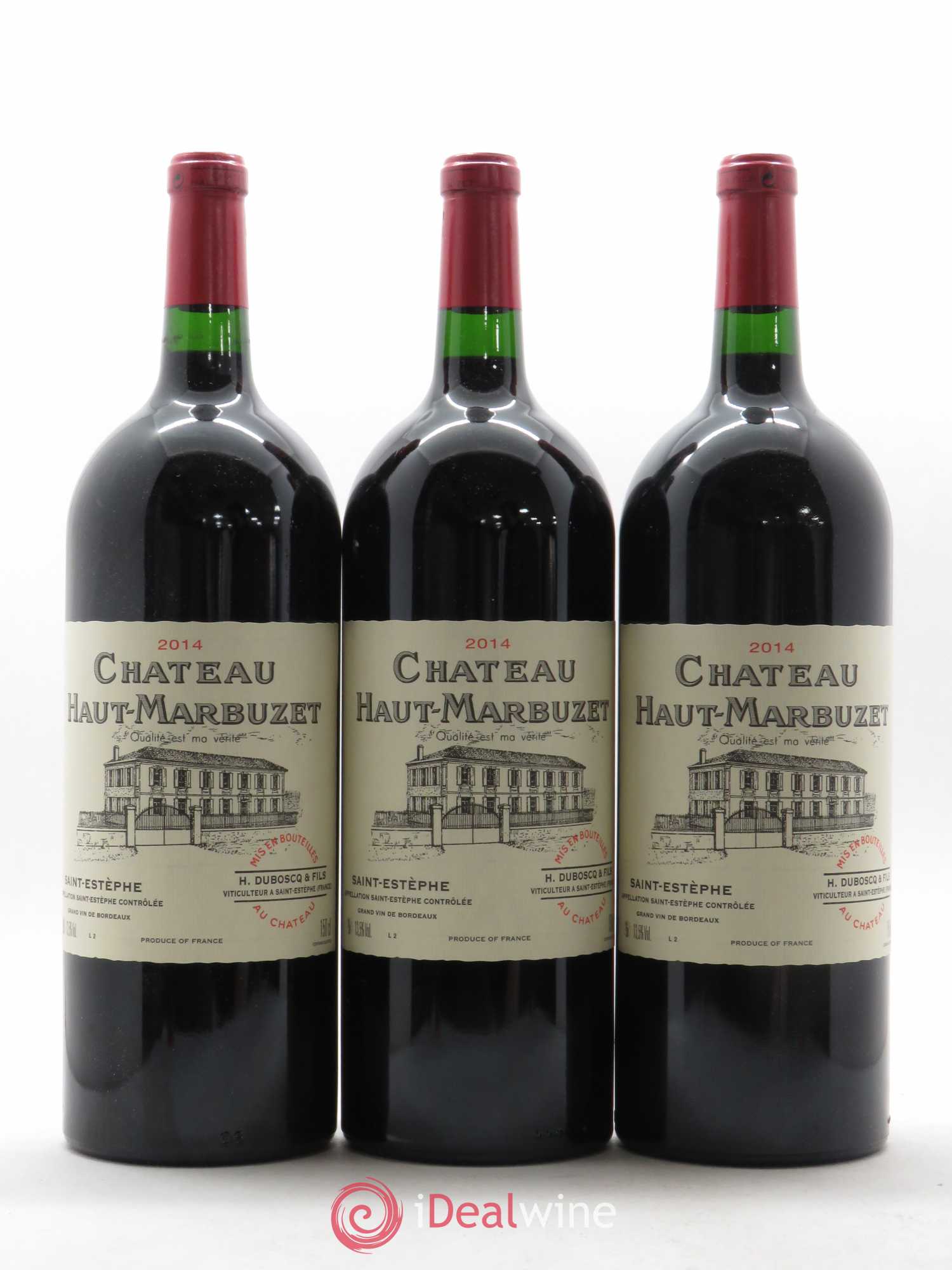 Château Haut Marbuzet 2014 - Lot de 3 magnums - 0