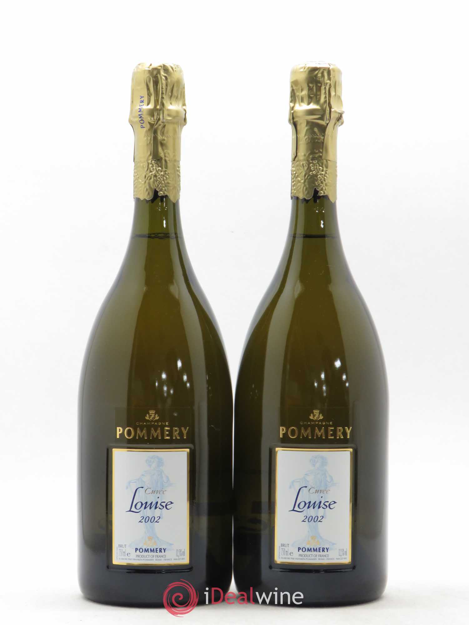Cuvée Louise Pommery 2002 - Lot de 2 bouteilles - 0